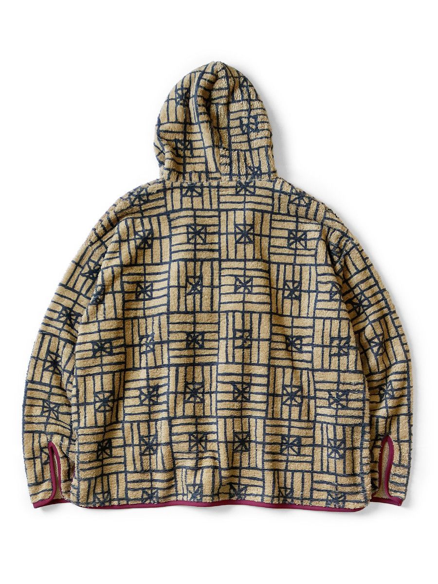 Kapital Kapital FOLK DOMINO Printed Fleece Baha Hoodie Size US L / EU 52-54 / 3 - 5 Thumbnail