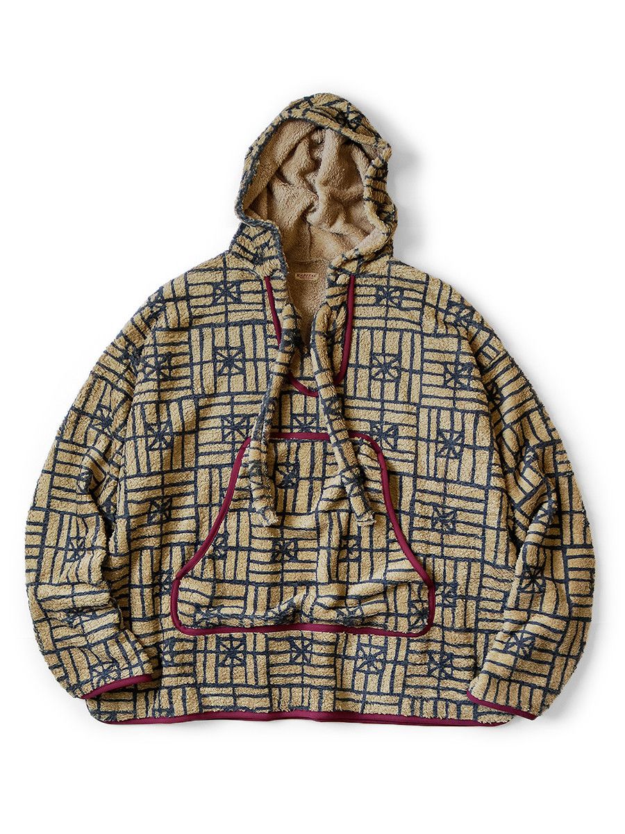 Kapital Kapital FOLK DOMINO Printed Fleece Baha Hoodie Size US L / EU 52-54 / 3 - 2 Thumbnail