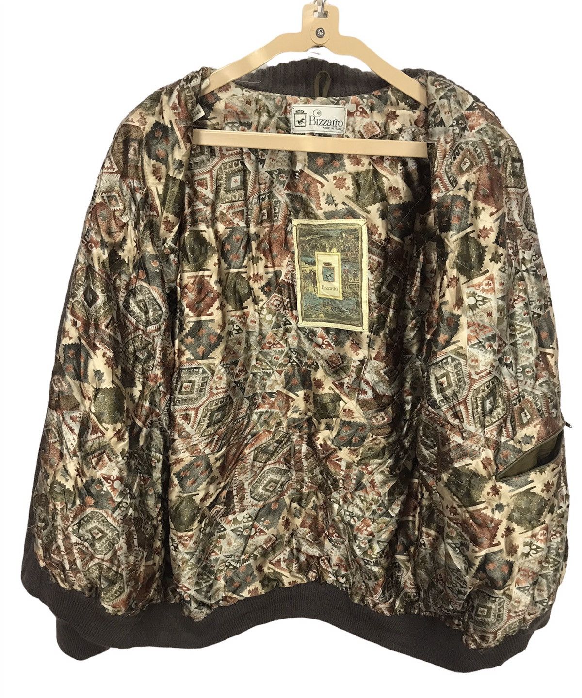 Vintage Vintage mohair printed button jacket by bizzarro Size US XL / EU 56 / 4 - 3 Thumbnail