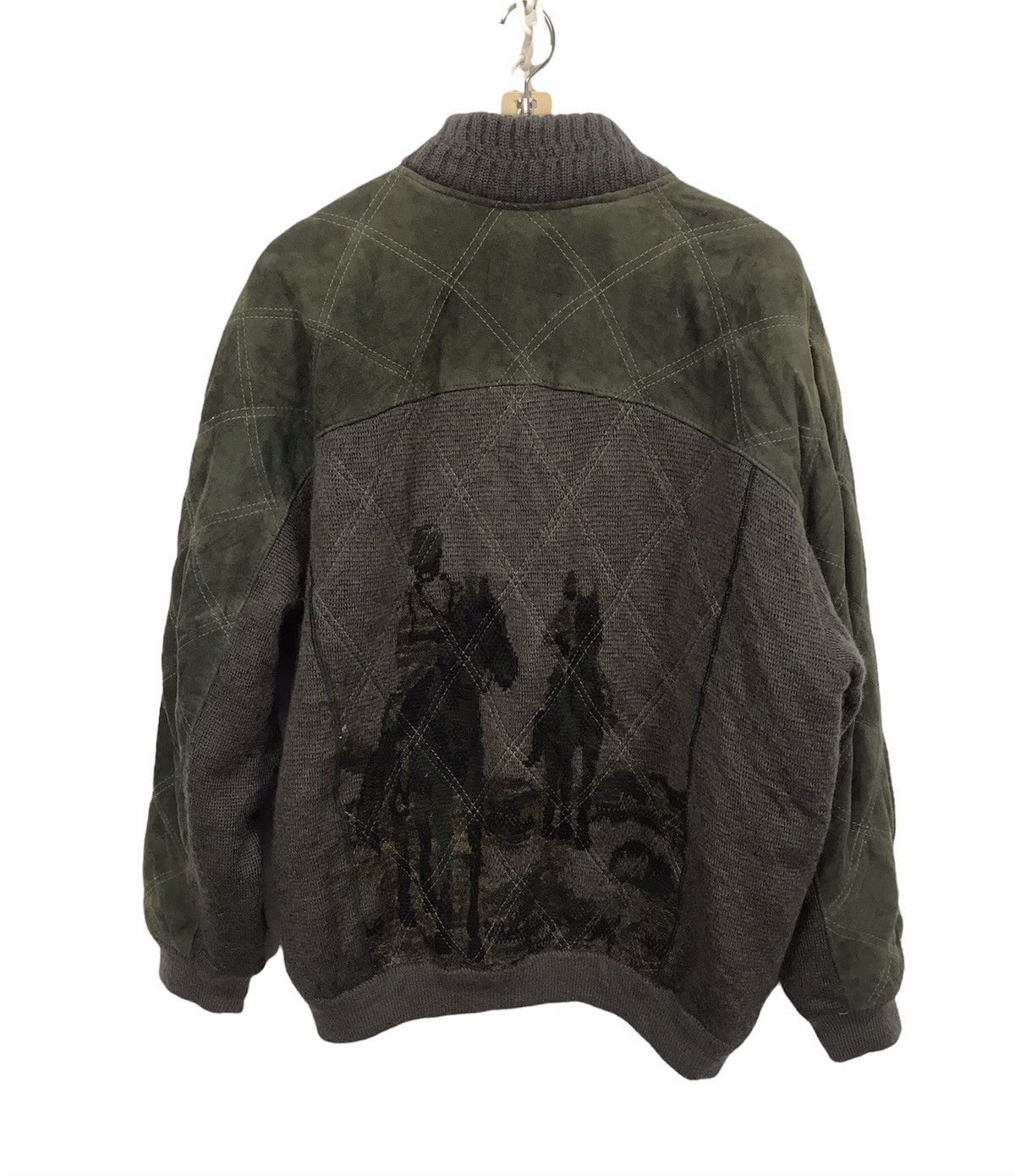 Vintage Vintage mohair printed button jacket by bizzarro Size US XL / EU 56 / 4 - 2 Thumbnail