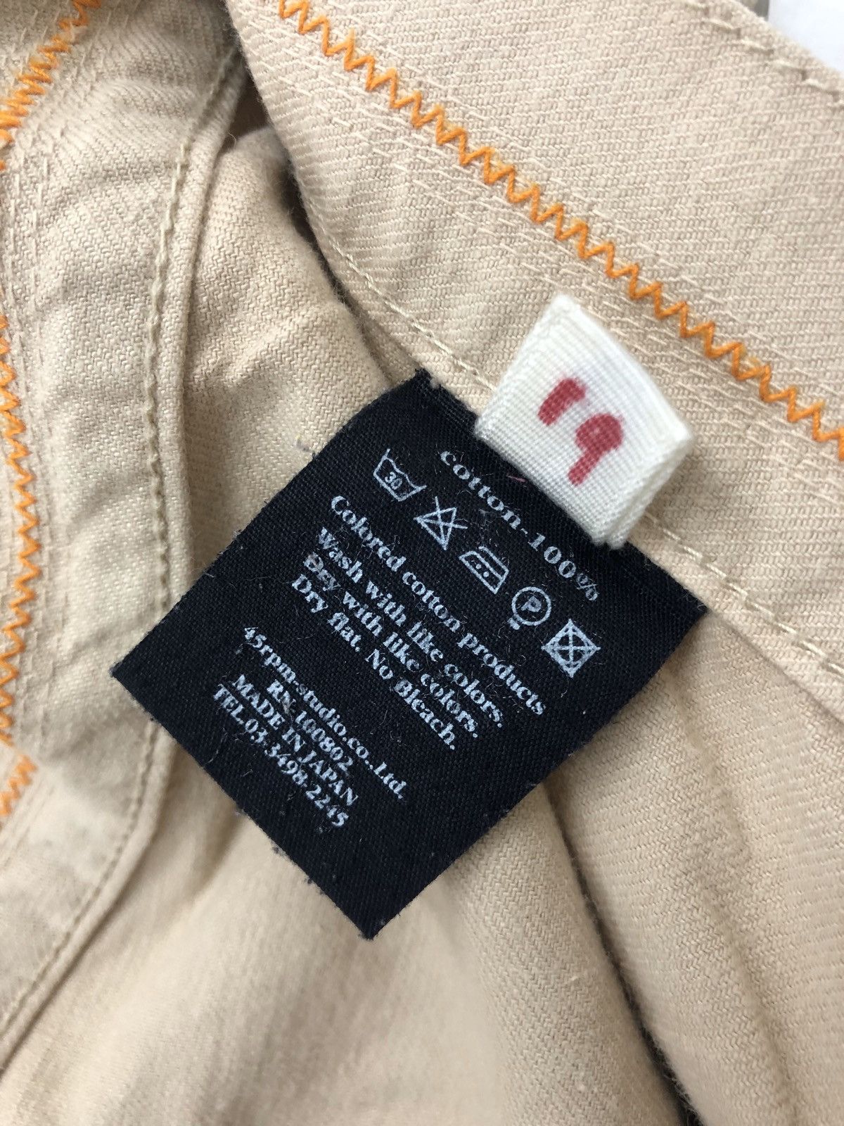 45rpm 45RPM Made in Japan Cargo Military Tactical Pocket Pant Size US 32 / EU 48 - 8 Thumbnail