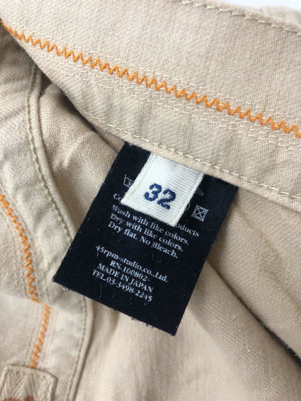 45rpm 45RPM Made in Japan Cargo Military Tactical Pocket Pant Size US 32 / EU 48 - 7 Thumbnail