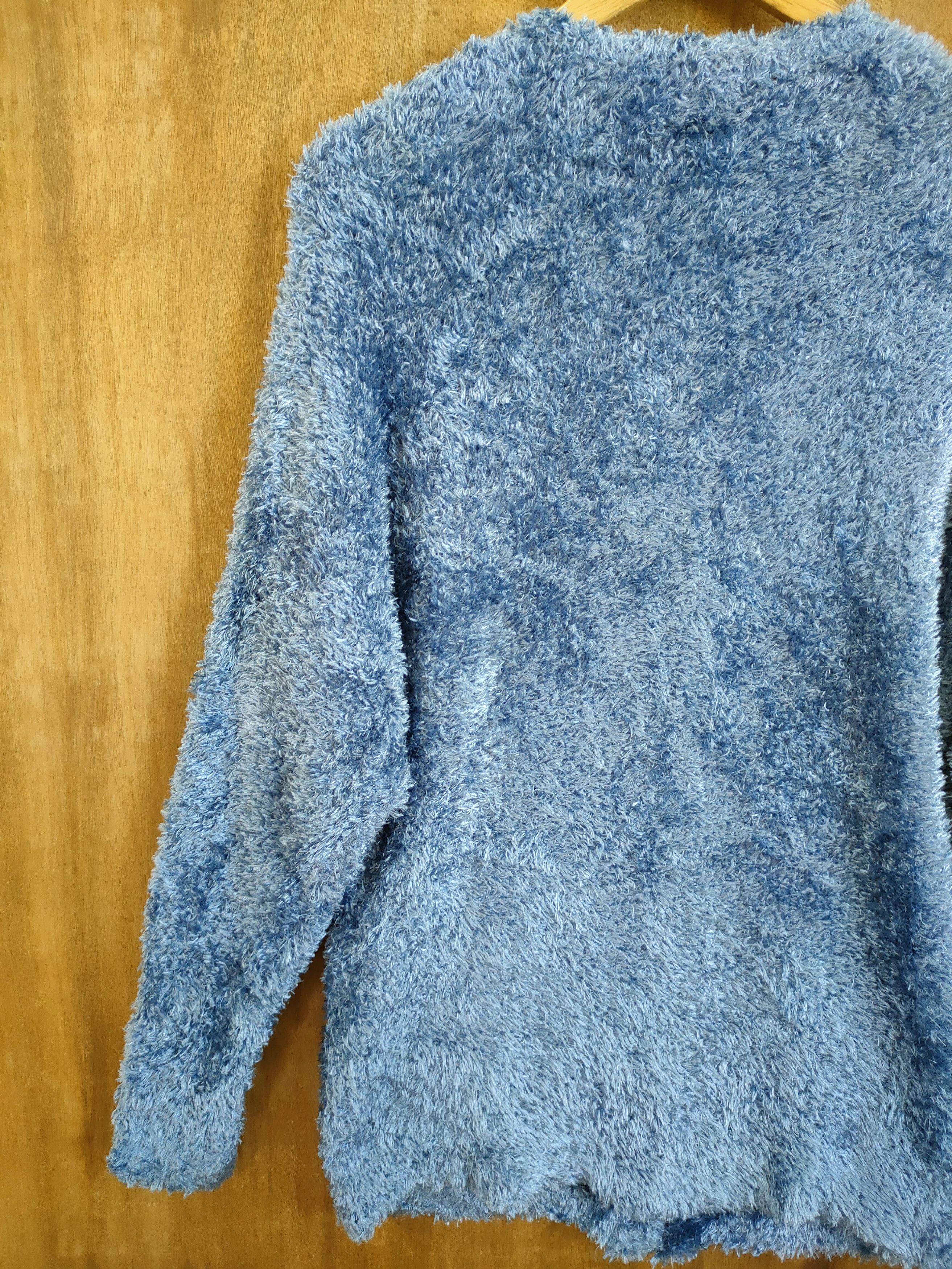 Homespun Knitwear Rienda cardigan soft fur shag shaggy mohair knitwear #46-913 Size M / US 6-8 / IT 42-44 - 11 Thumbnail