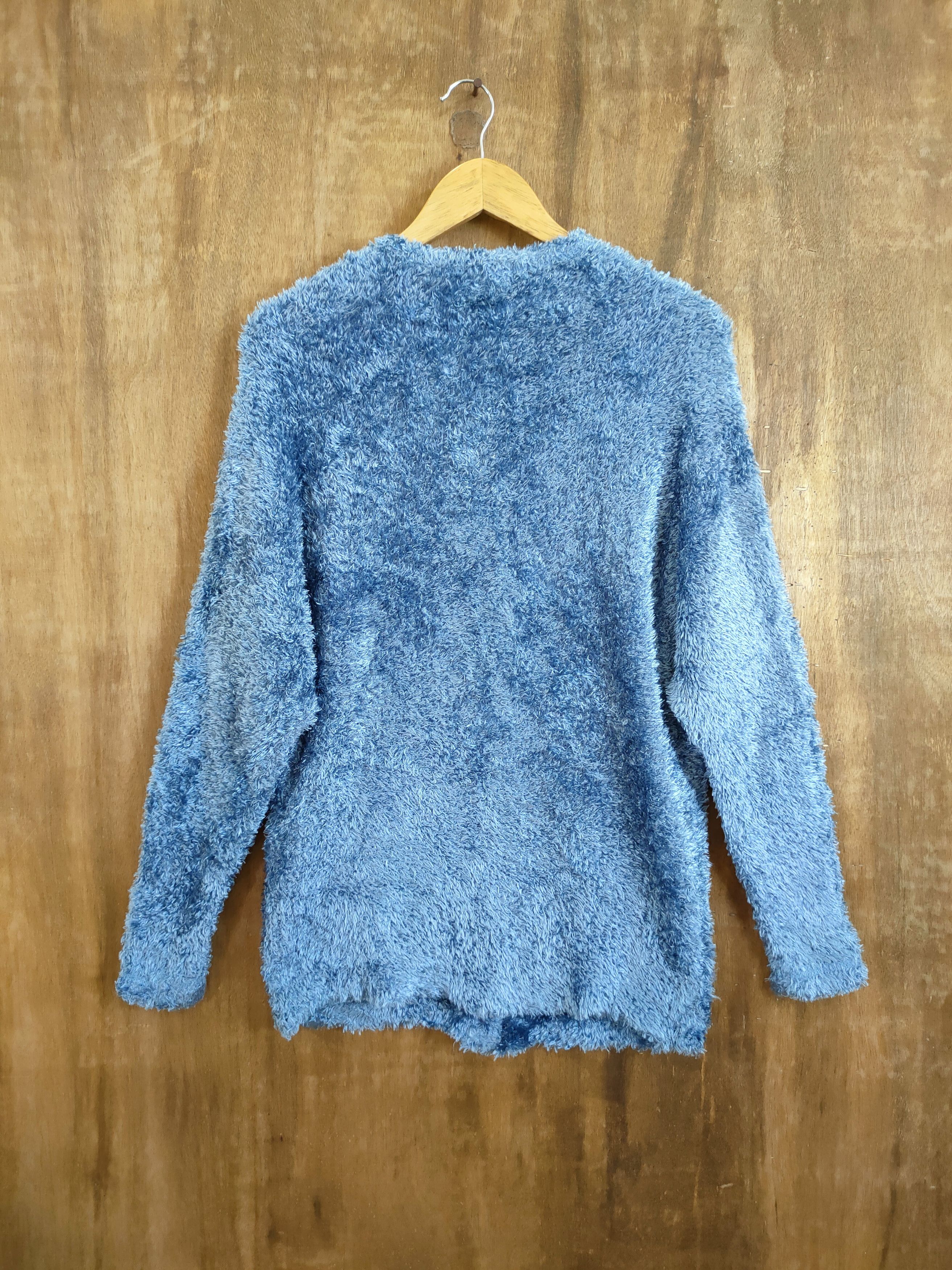 Homespun Knitwear Rienda cardigan soft fur shag shaggy mohair knitwear #46-913 Size M / US 6-8 / IT 42-44 - 10 Thumbnail