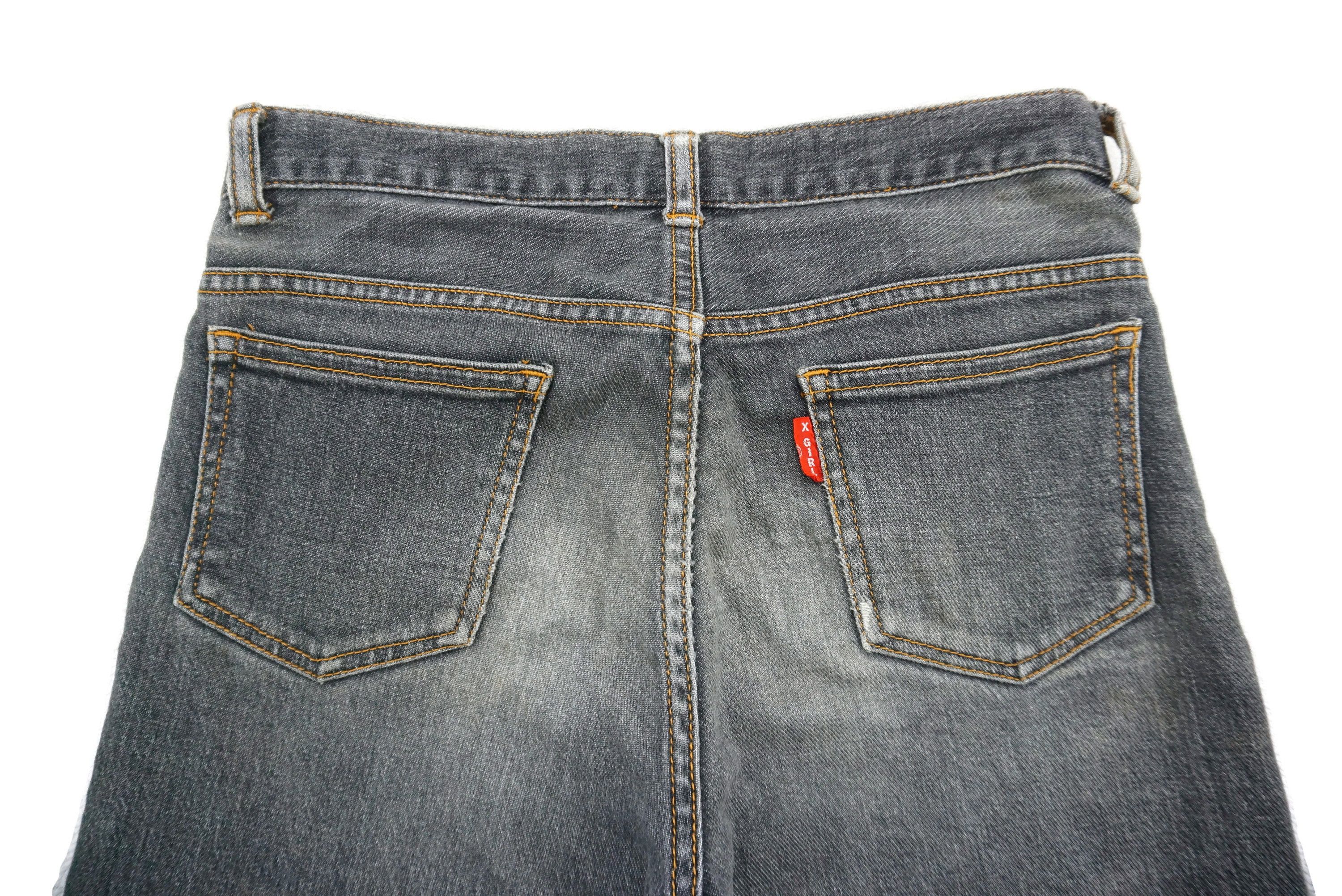X-Girl Low Rise Distressed Denim fits W27xL29 Size 25" / US 0 / IT 36 - 7 Thumbnail