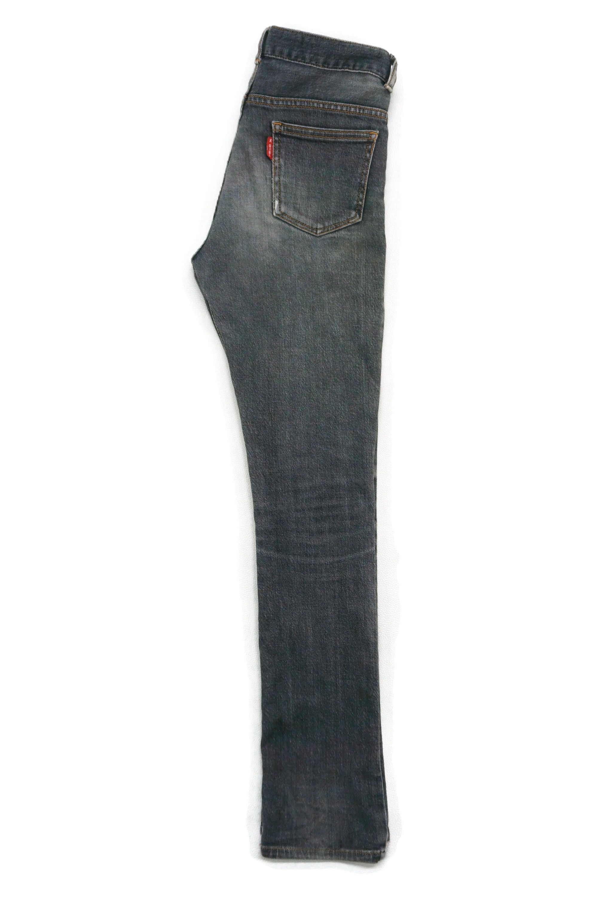 X-Girl Low Rise Distressed Denim fits W27xL29 Size 25" / US 0 / IT 36 - 3 Thumbnail