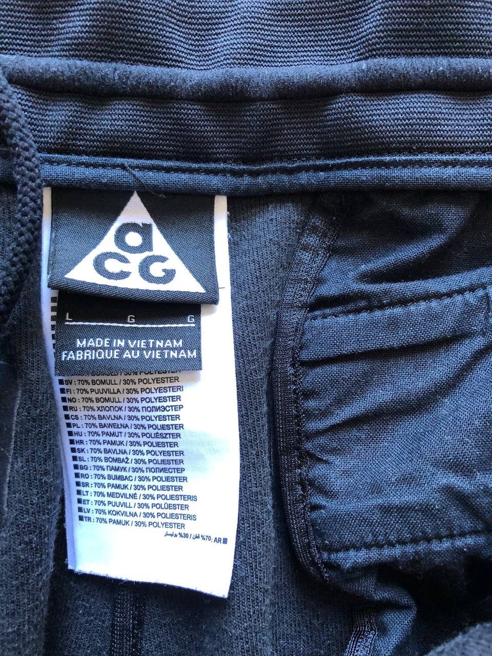 Errolson Hugh × Nike × Nike ACG SIZE L NIKELAB ACG TECH FLEECE PANT GREY Size US 34 / EU 50 - 5 Thumbnail