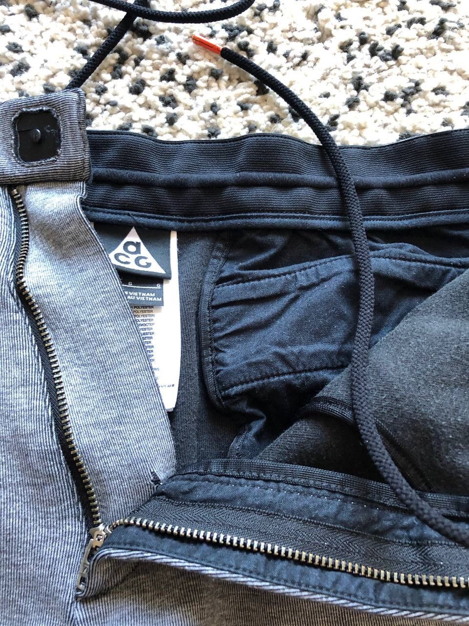 Errolson Hugh × Nike × Nike ACG SIZE L NIKELAB ACG TECH FLEECE PANT GREY Size US 34 / EU 50 - 4 Thumbnail