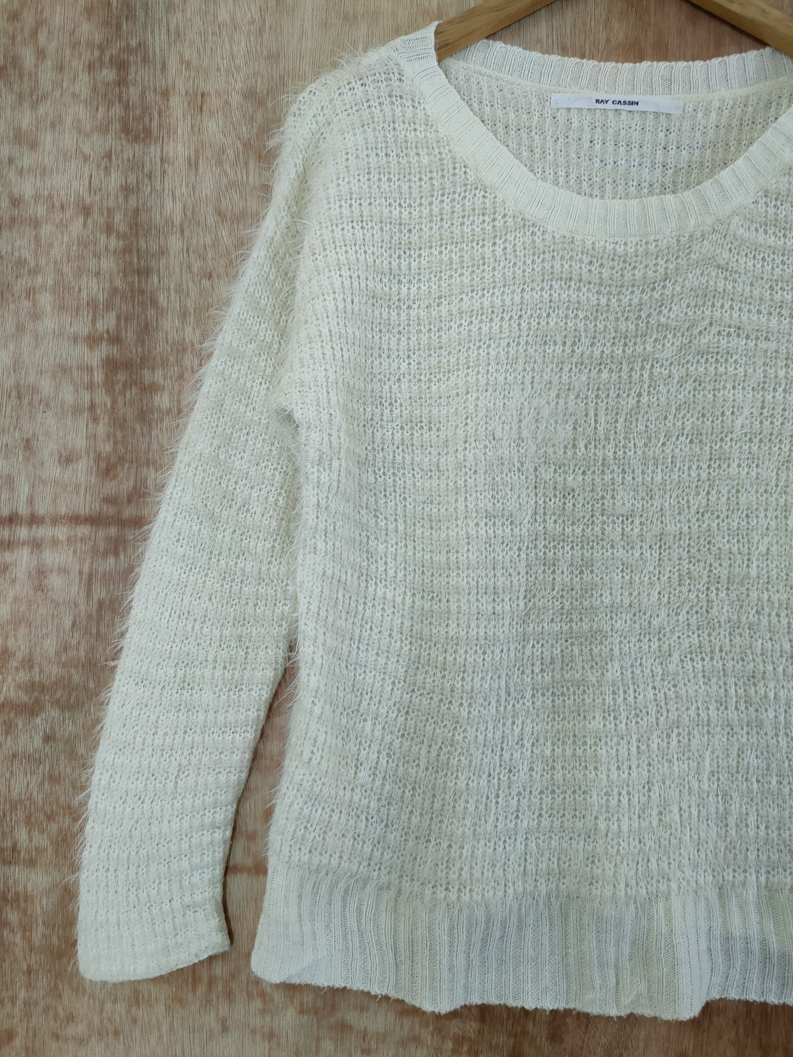 Vintage D Ray Cassin shag shaggy mohair knitwear soft fur #46-483 Size M / US 6-8 / IT 42-44 - 2 Thumbnail