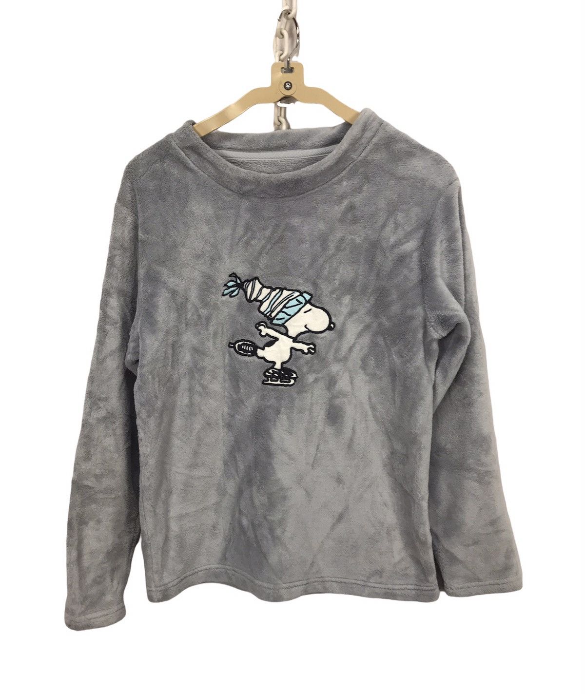 GU × Japanese Brand × Peanuts Gu x peanut fleece sweatshirt embroidered Size US S / EU 44-46 / 1 - 1 Thumbnail