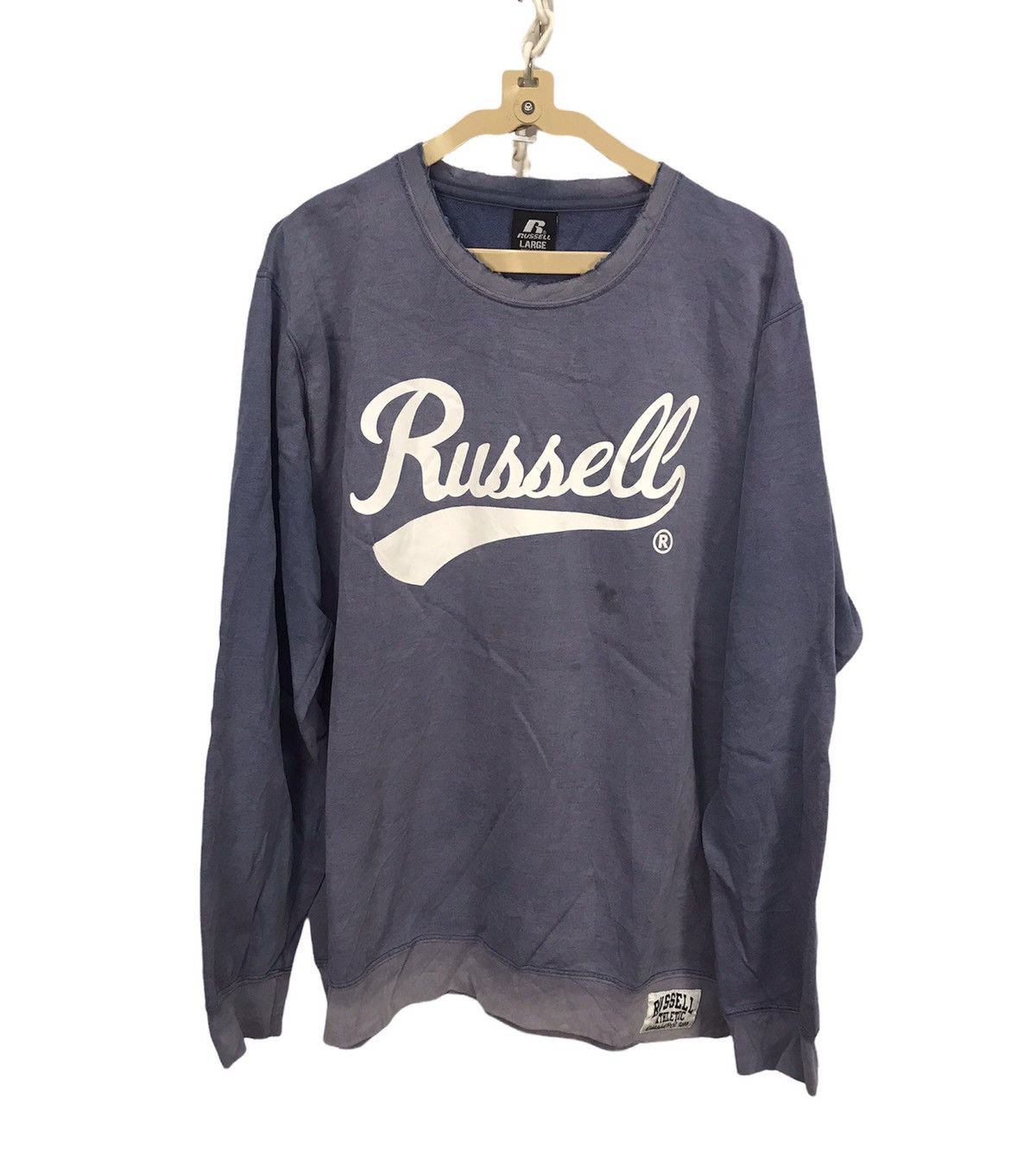 Russell Athletic Vintage Russell athletic distressed sweatshirt Size US L / EU 52-54 / 3 - 1 Thumbnail