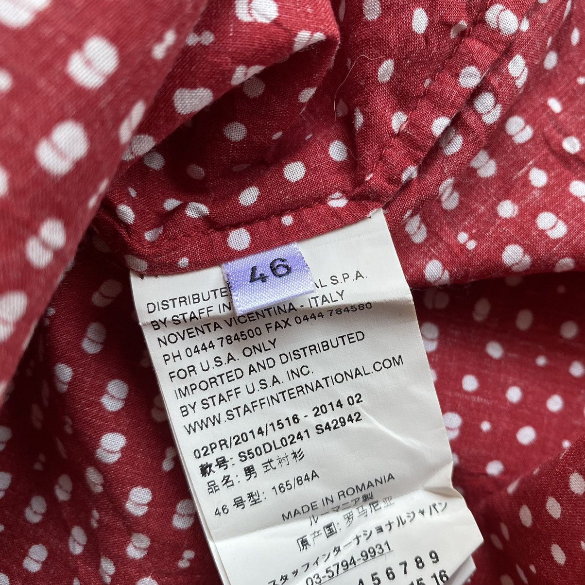 Maison Margiela Fall14 Polka Dot Shirt Size US S / EU 44-46 / 1 - 5 Thumbnail