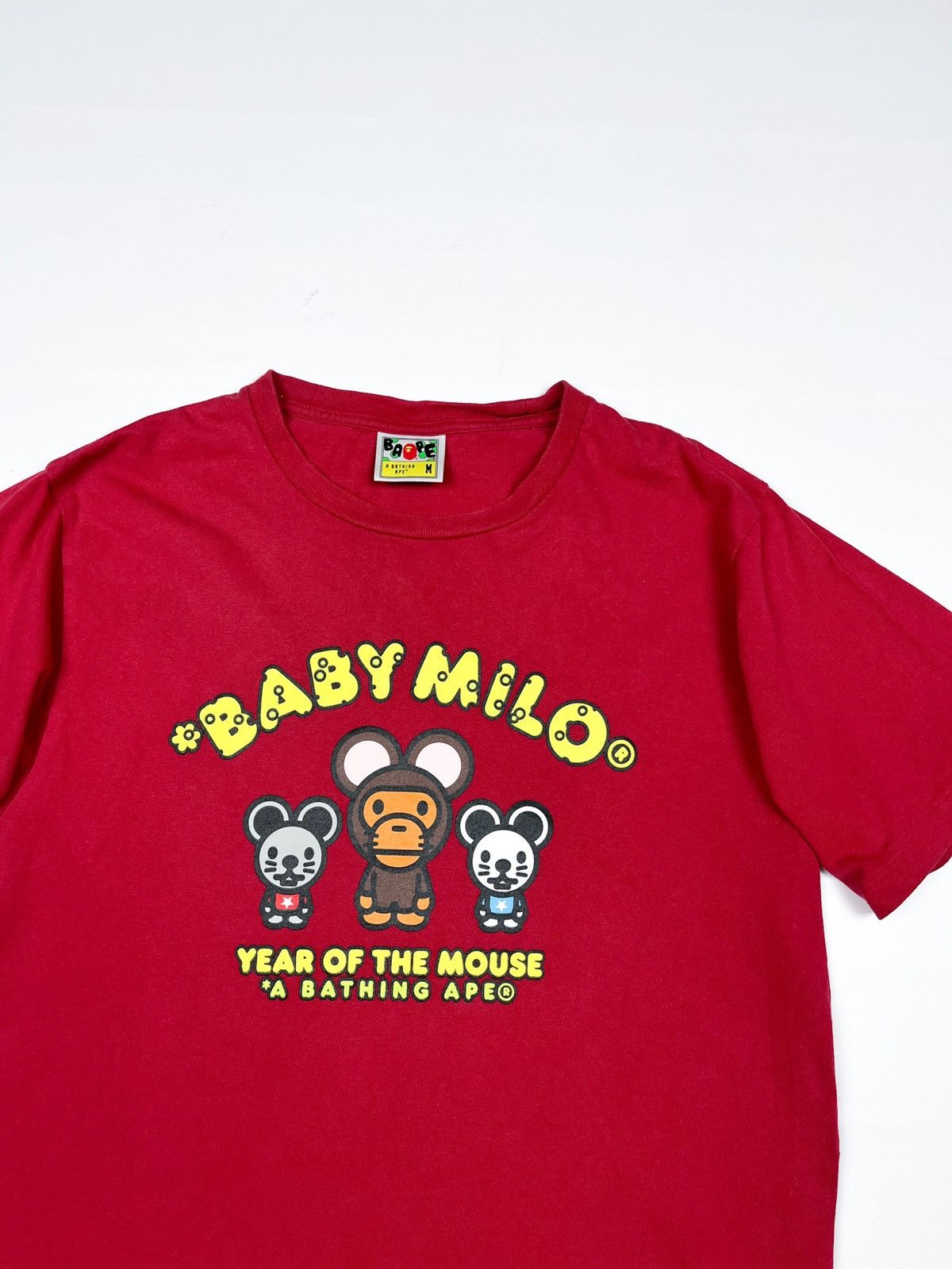 Bape Baby Milo Year Of The Mouse Tee Size US M / EU 48-50 / 2 - 2 Thumbnail