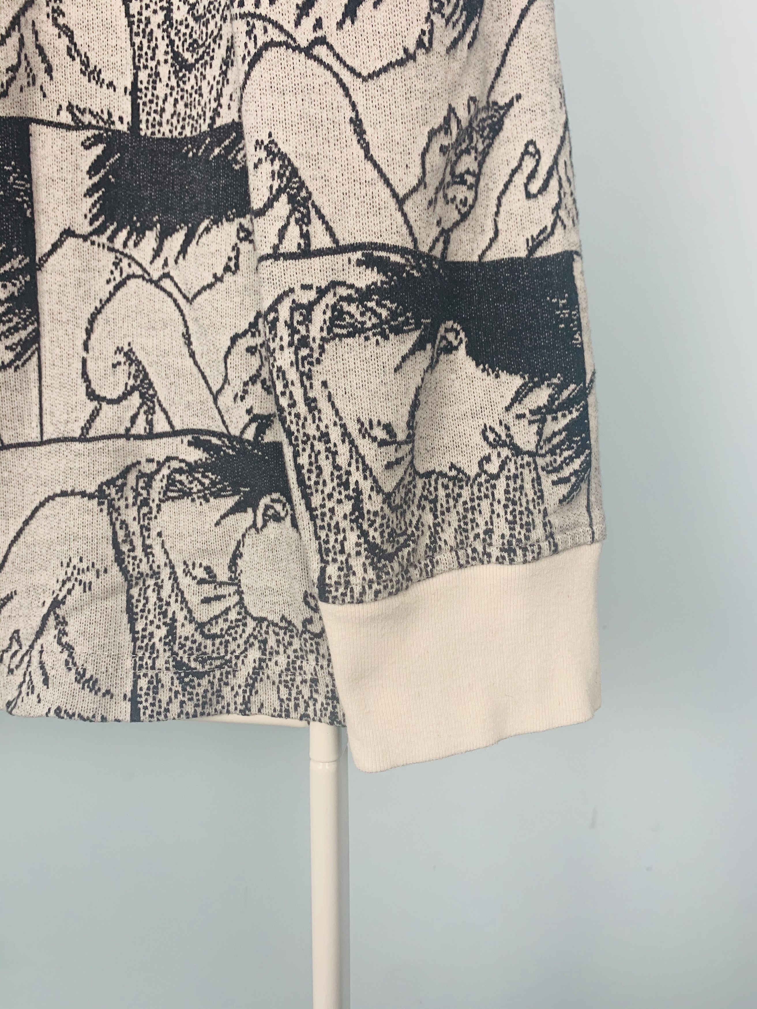 Supreme 2017 Akira Syringe Jacquard L/S Shirt Top White Medium Size US M / EU 48-50 / 2 - 5 Thumbnail