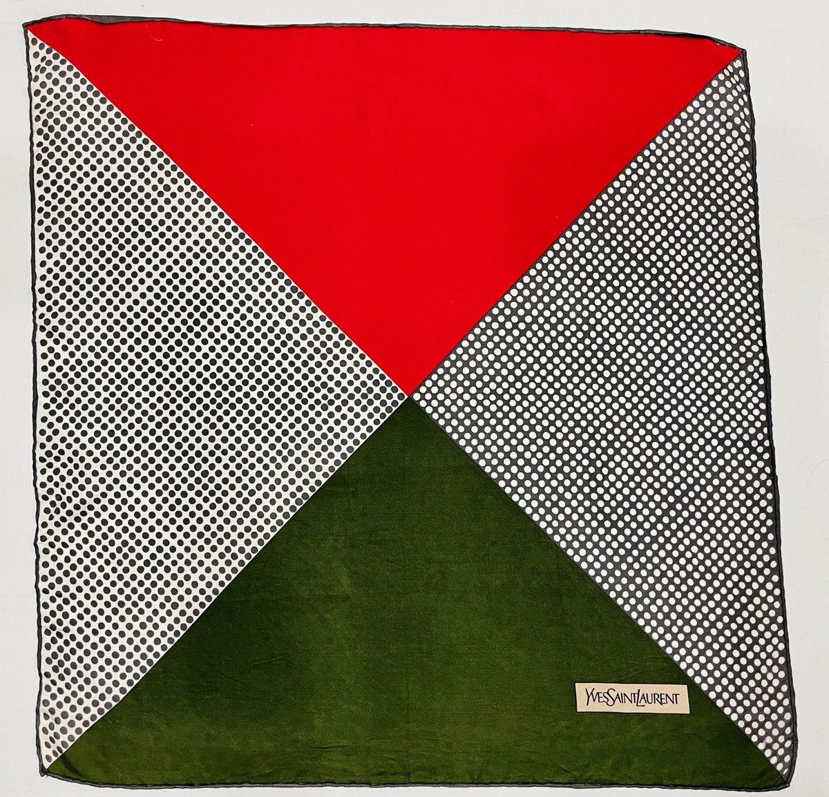 Other × Yves Saint Laurent YVES SAINT LAURENT SILK SCARF Size ONE SIZE - 3 Thumbnail