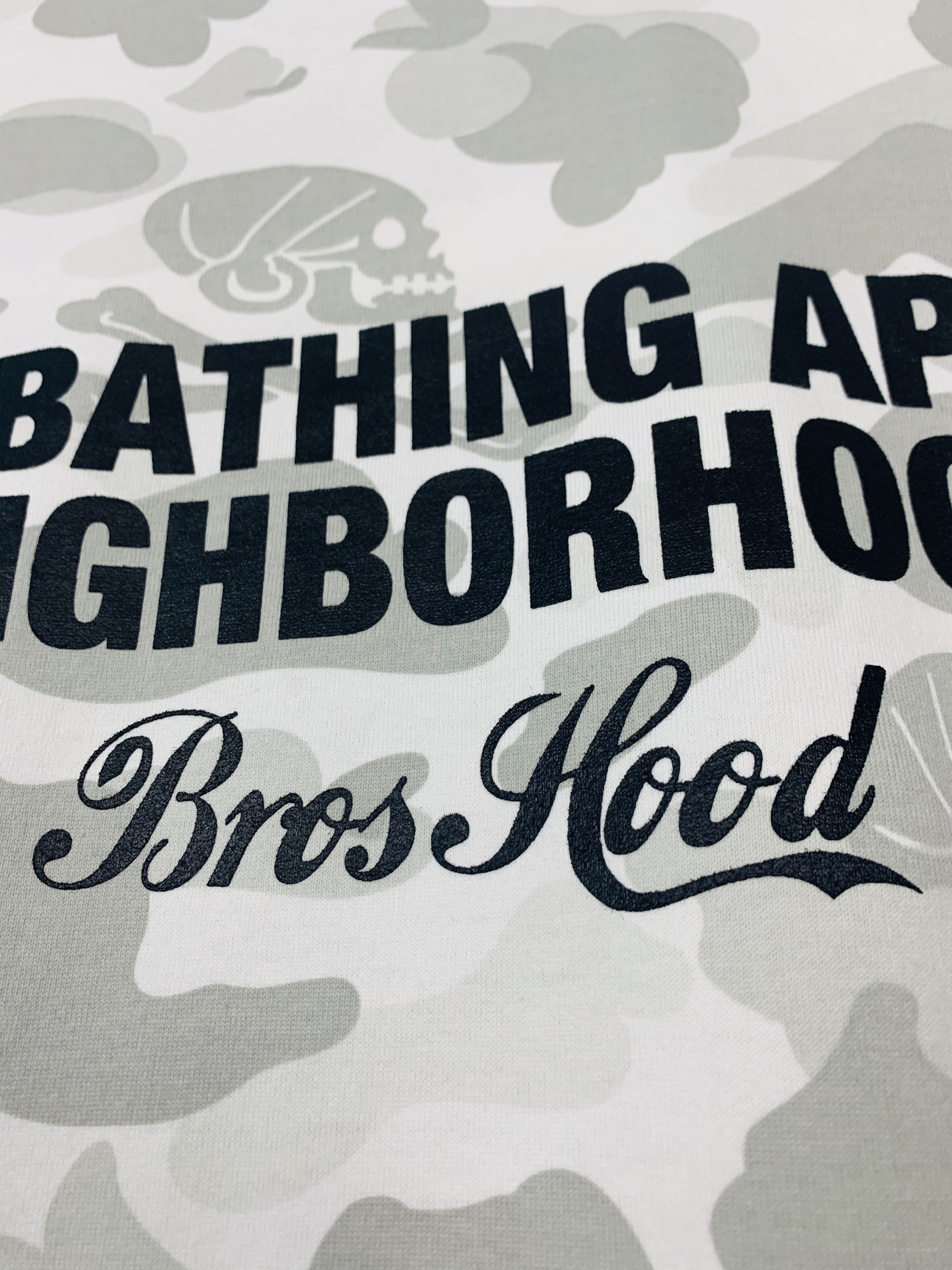 Bape × Neighborhood Bape Neighborhood White Skull Camo Longsleeve Shirt Xlarge Size US XL / EU 56 / 4 - 8 Thumbnail