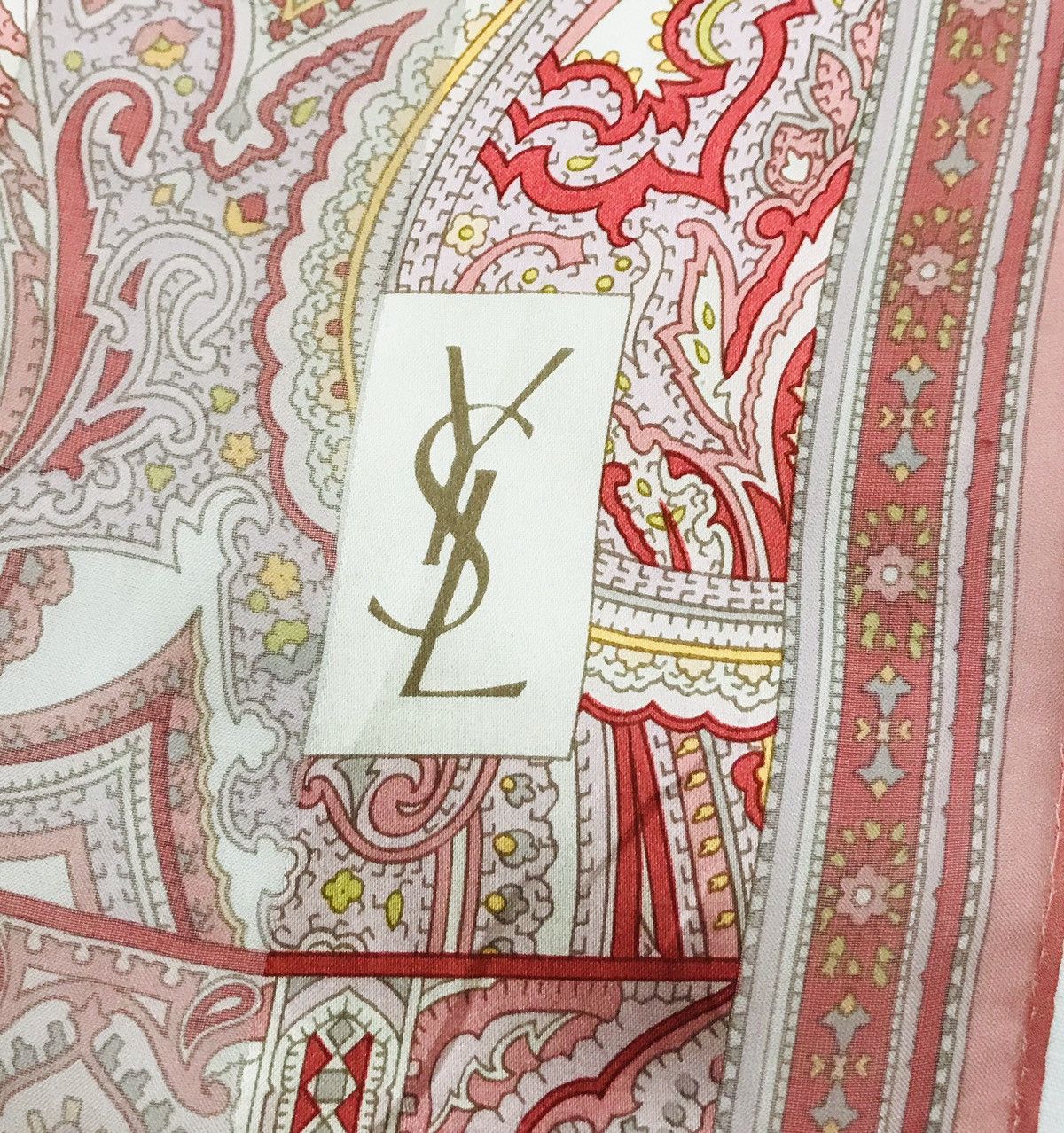 Other × Vintage × Yves Saint Laurent YVES SAINT LAURENT LONG SILK SCARF / WRAP / NECKERCHIEF Size ONE SIZE - 4 Thumbnail