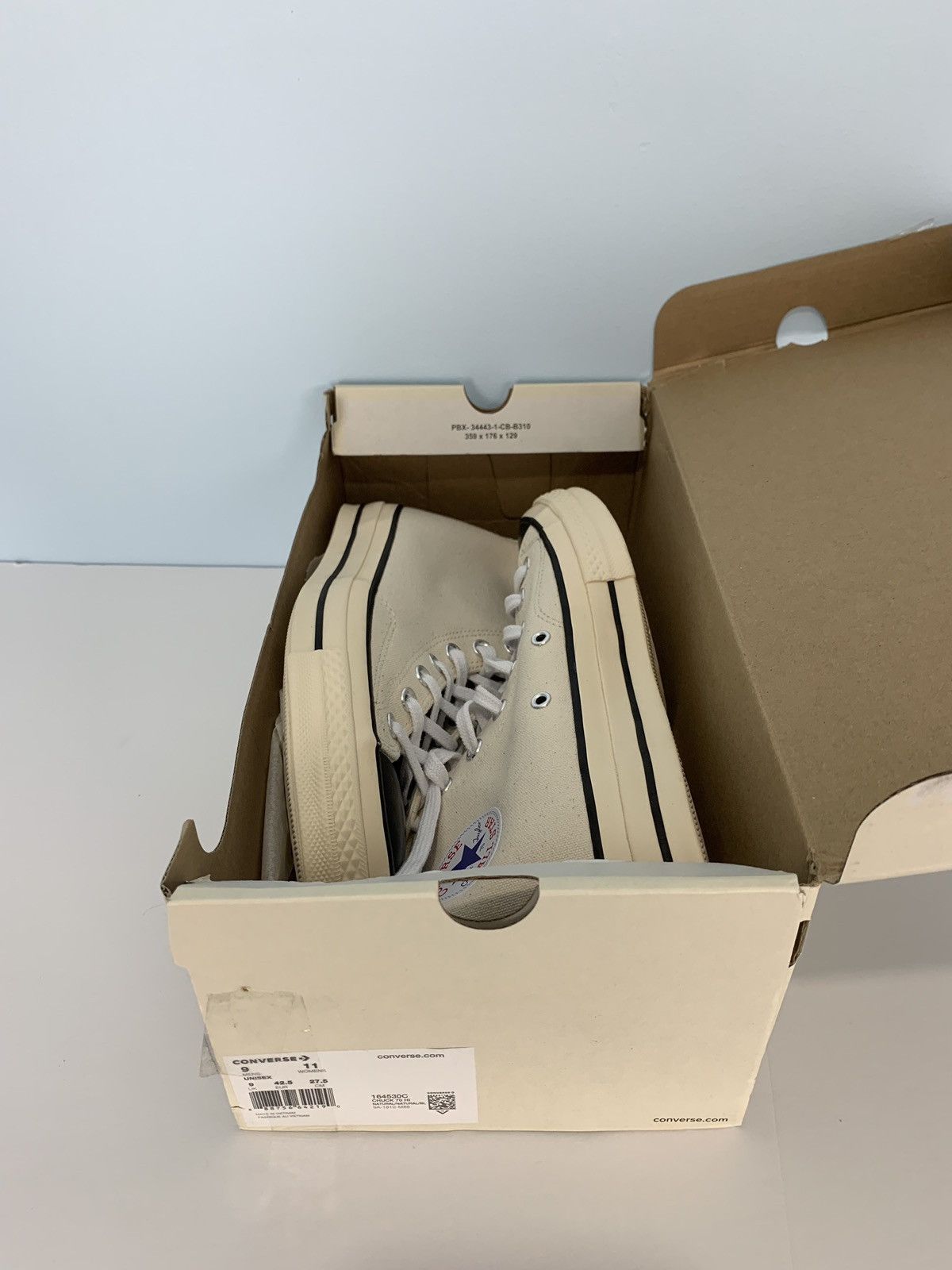 Converse × FOG × Fear of God FOG Converse Chuck Taylor All-Star 70s Hi Cream 9 Size US 9 / EU 42 - 10 Thumbnail