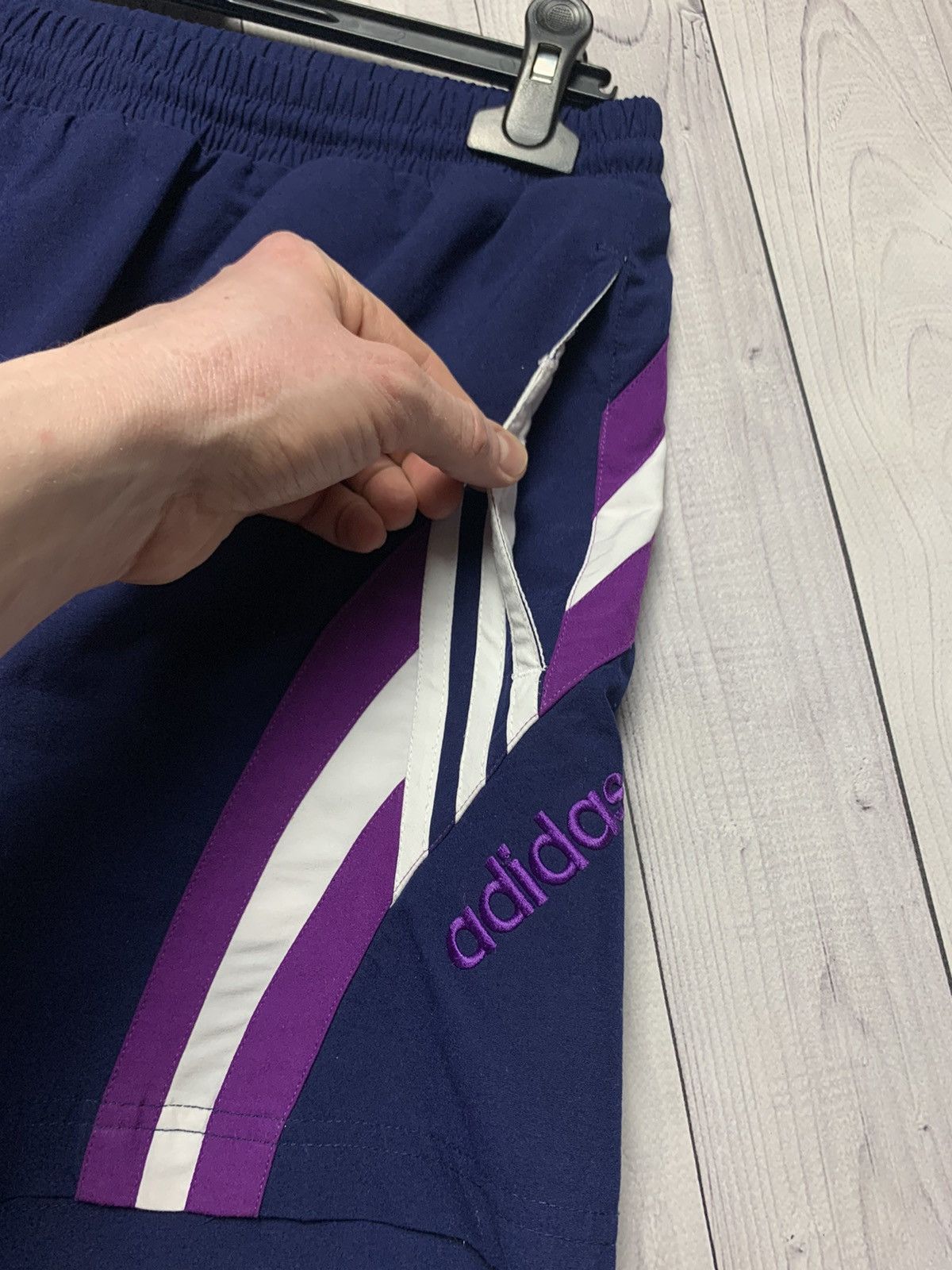 Adidas × Vintage Vintage Adidas shorts purple size M/L Size US 34 / EU 50 - 3 Thumbnail