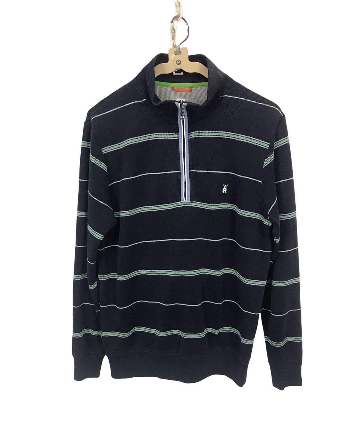 Macbeth Macbeth stripe sweatshirt half zipper Size US S / EU 44-46 / 1 - 1 Thumbnail