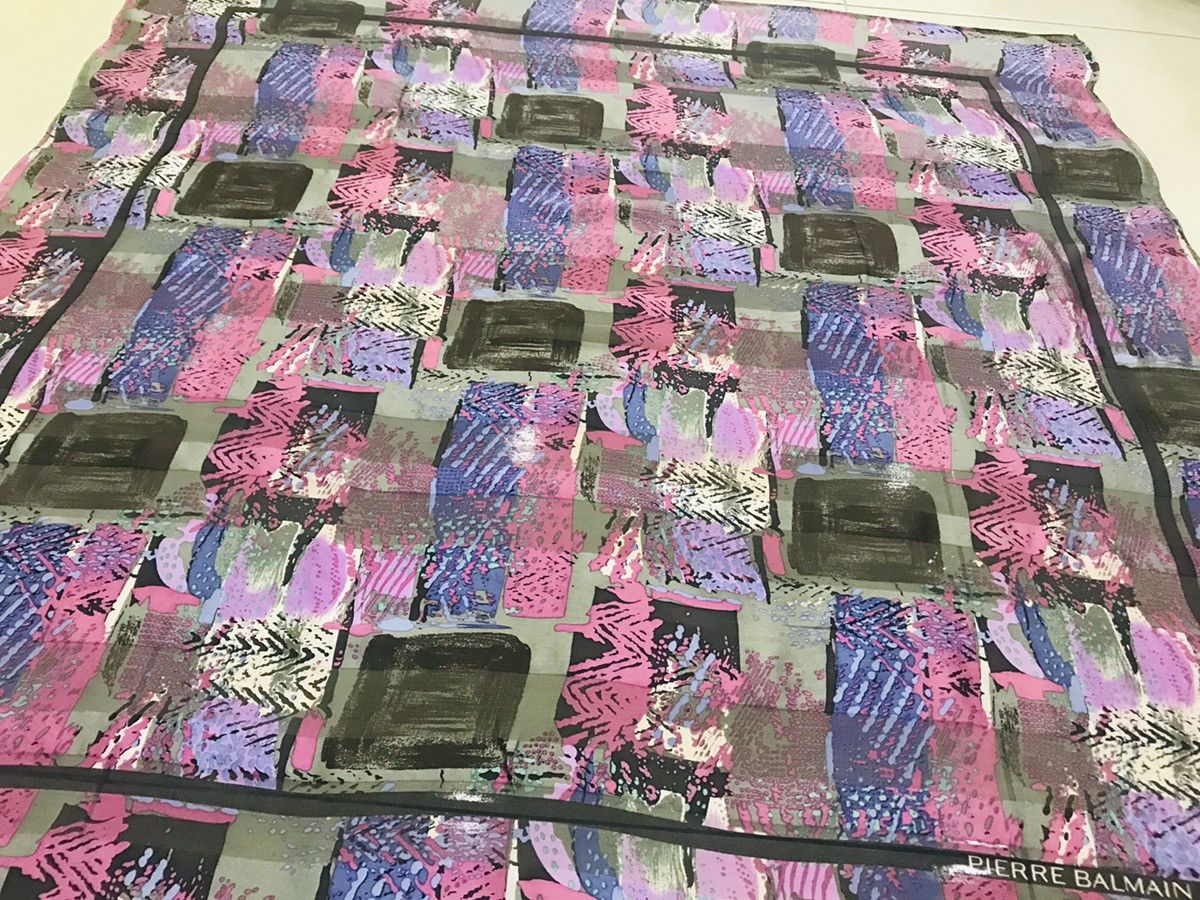 Balmain × Other × Pierre Balmain PIERRE BALMAIN SILK SCARF Size ONE SIZE - 4 Thumbnail