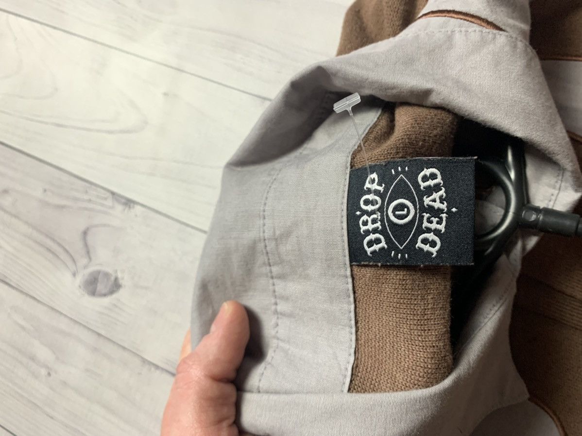 Drop Dead × Drop Dead Clothing Drop Dead Cardigan sweater over shirt rare brown Size US L / EU 52-54 / 3 - 7 Thumbnail