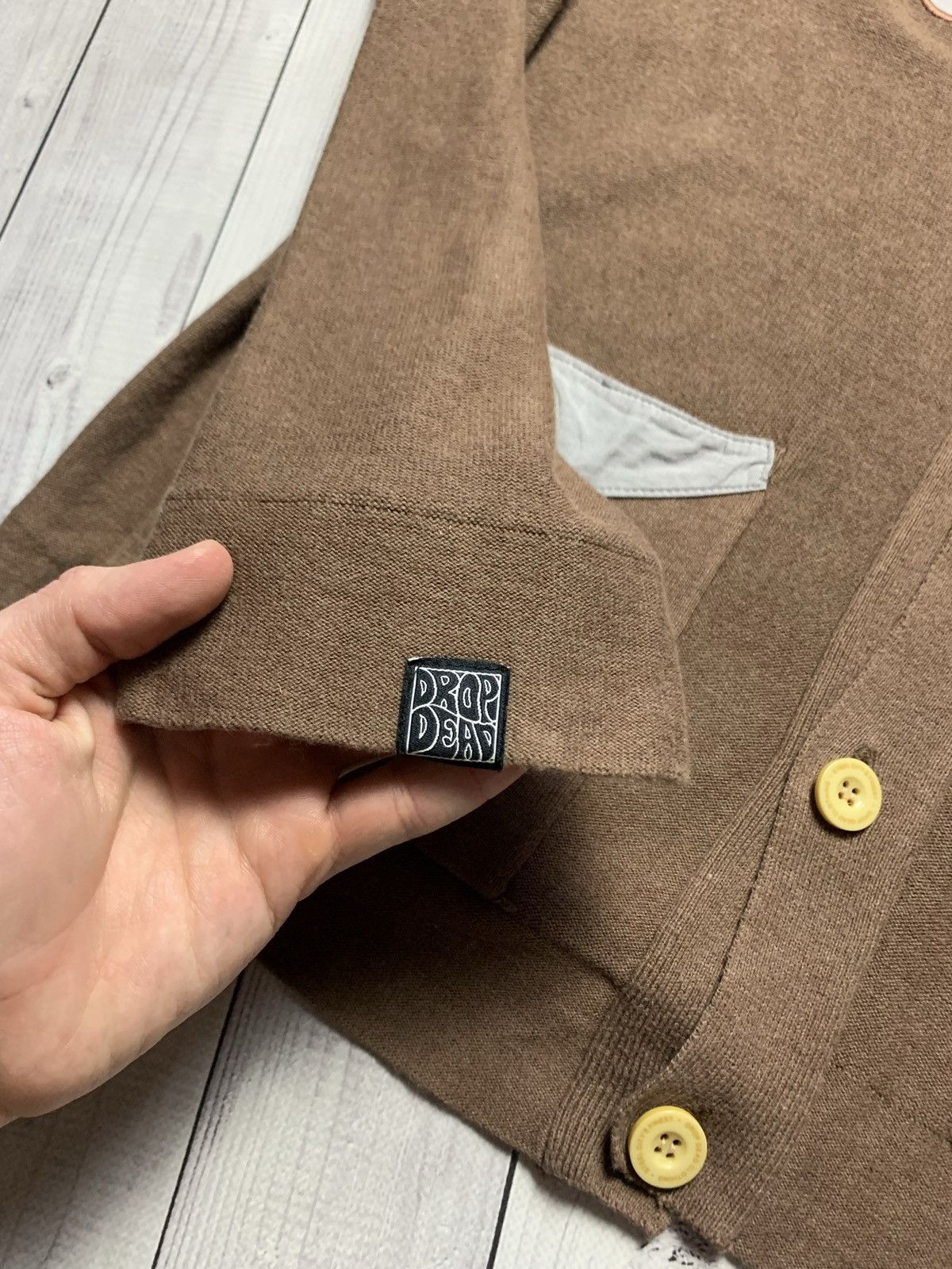 Drop Dead × Drop Dead Clothing Drop Dead Cardigan sweater over shirt rare brown Size US L / EU 52-54 / 3 - 5 Thumbnail