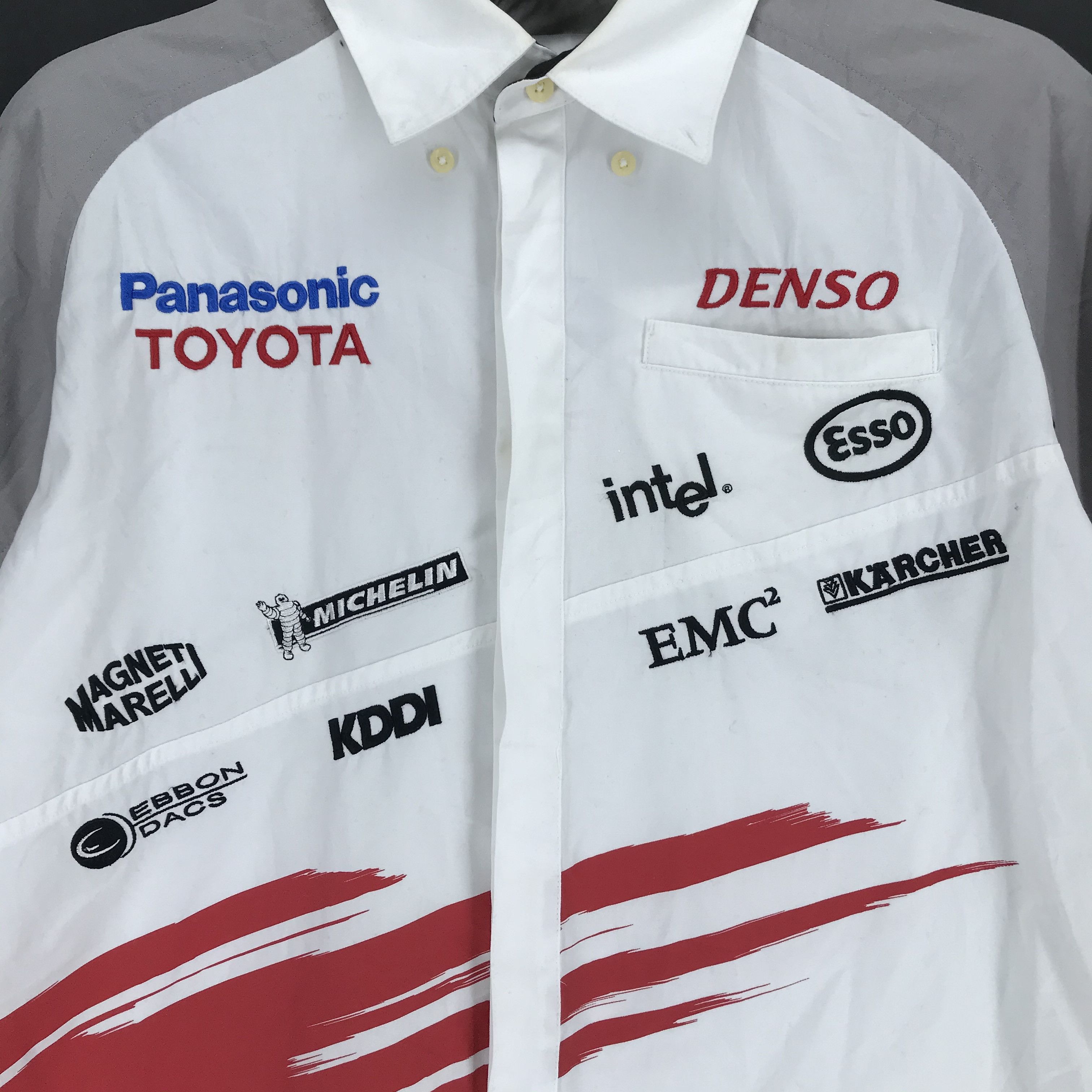 Japanese Brand Toyota Racing Motorsports Shirt #2657-105 Size US M / EU 48-50 / 2 - 3 Thumbnail