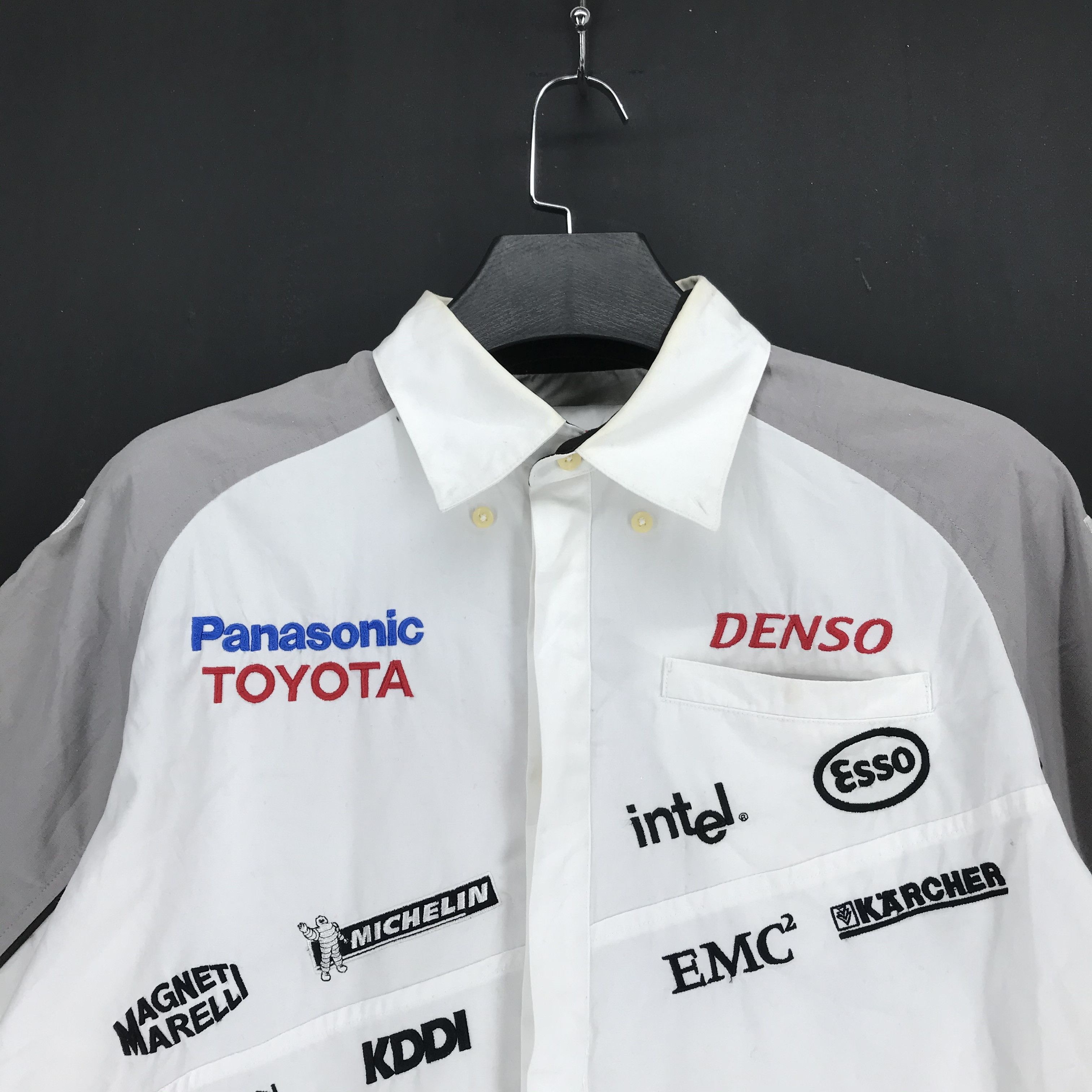 Japanese Brand Toyota Racing Motorsports Shirt #2657-105 Size US M / EU 48-50 / 2 - 2 Thumbnail
