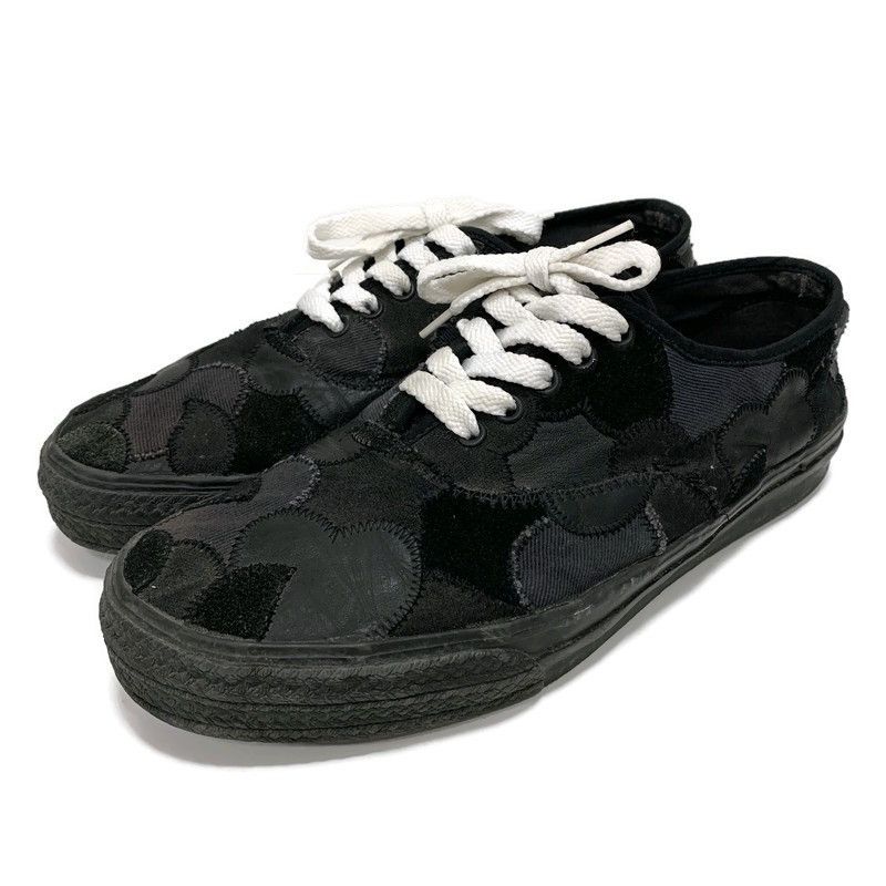 image of Number N Ine Number (N)Ine 2003 Crying Heart Patchwork Shoes in Black, Men's (Size 8)