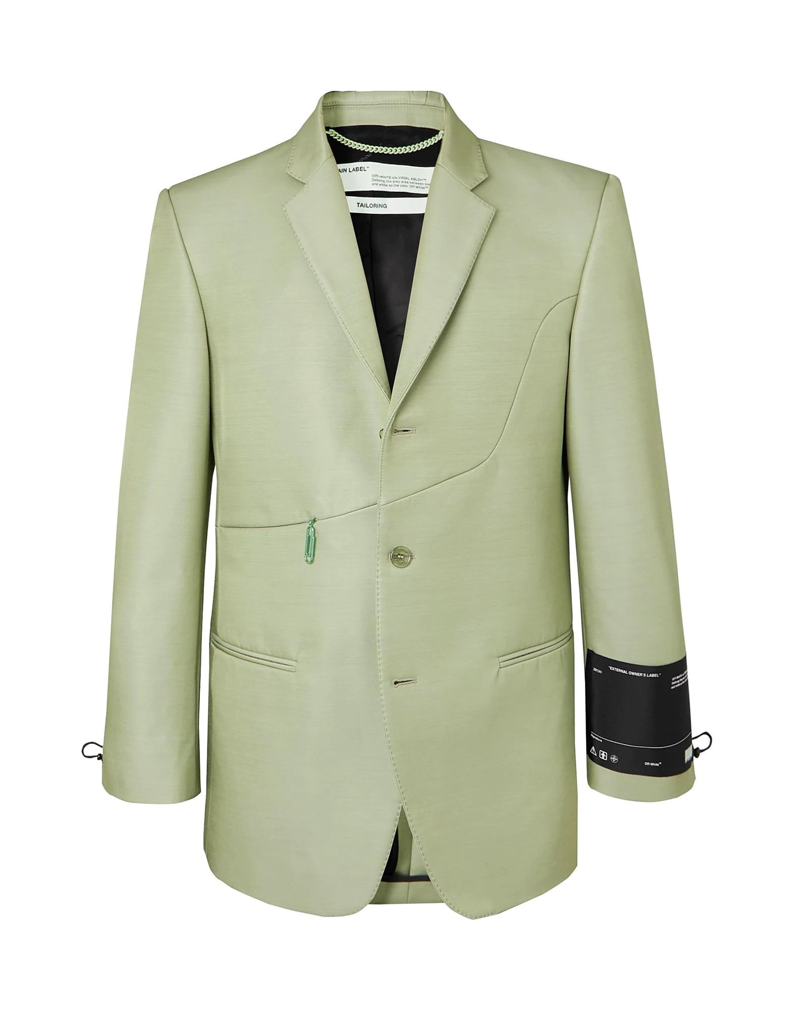 image of Off White Sartorial Jacket In Light Green, Men's (Size Large)