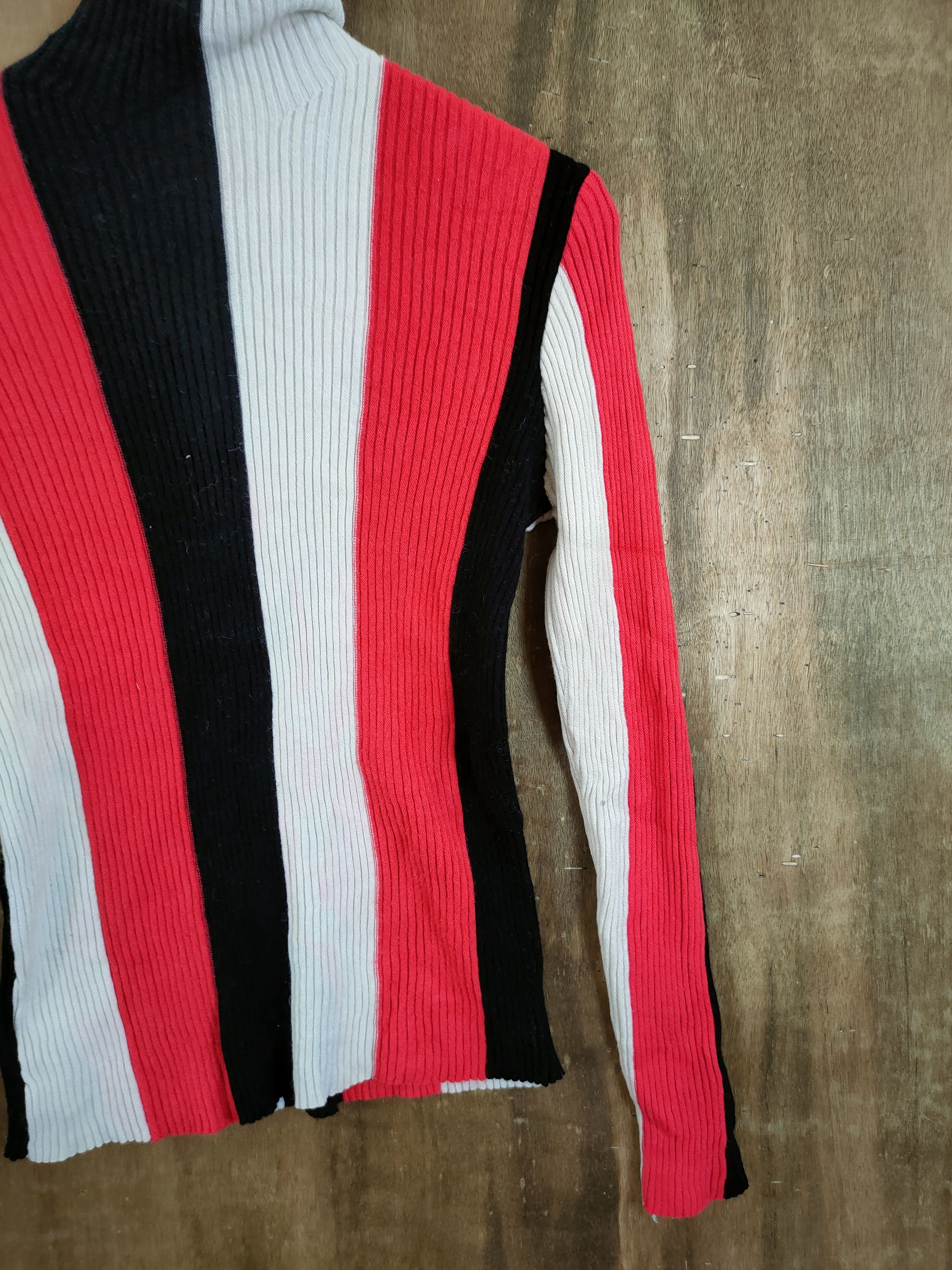 Homespun Knitwear Babby Mall Japan Stripe homespun knitwear turtleneck#46-613 Size M / US 6-8 / IT 42-44 - 10 Thumbnail