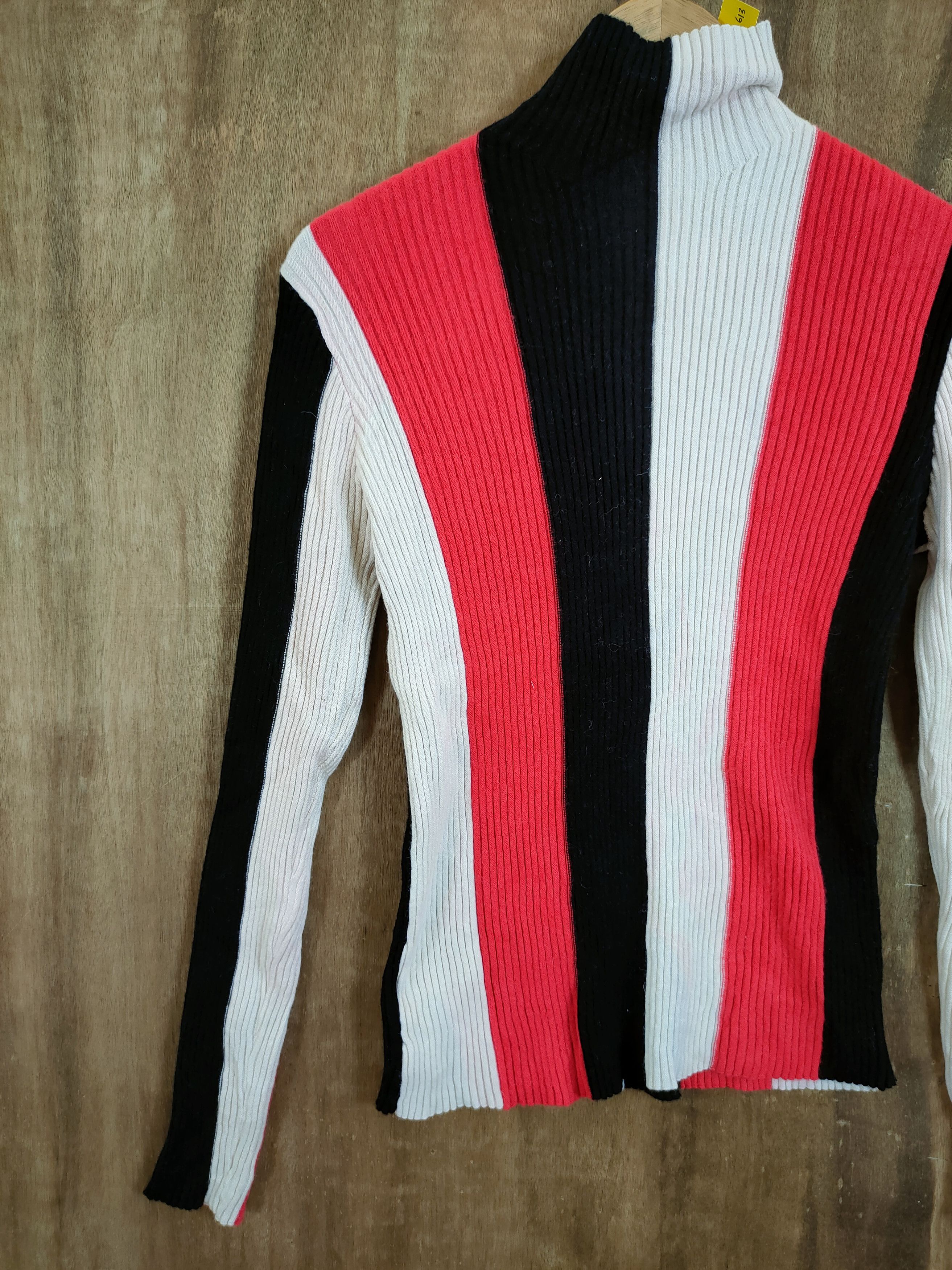 Homespun Knitwear Babby Mall Japan Stripe homespun knitwear turtleneck#46-613 Size M / US 6-8 / IT 42-44 - 9 Thumbnail