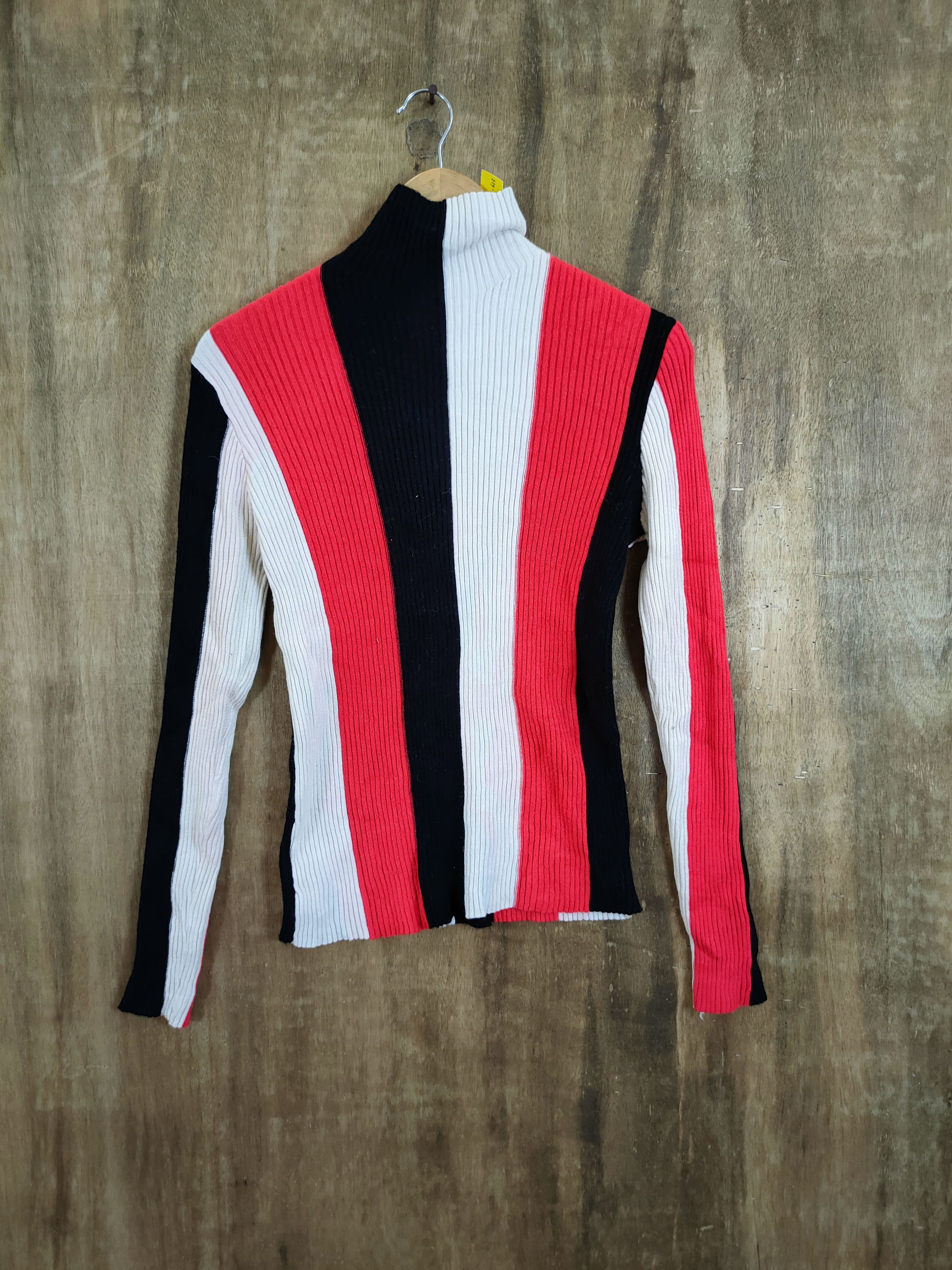 Homespun Knitwear Babby Mall Japan Stripe homespun knitwear turtleneck#46-613 Size M / US 6-8 / IT 42-44 - 8 Thumbnail