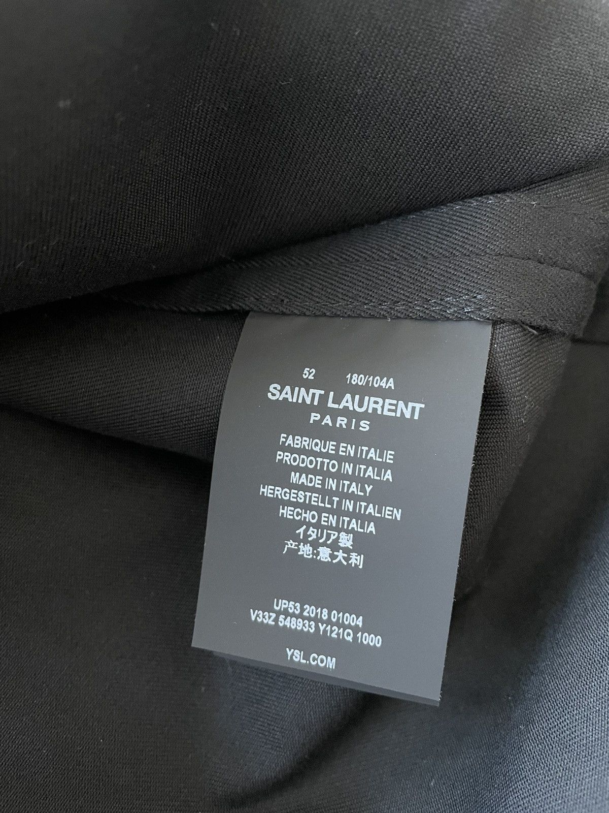 Hedi Slimane × Saint Laurent Paris × Yves Saint Laurent Limited Edition $3k Value Super Rare Brand NEW Laces Jacket Size US L / EU 52-54 / 3 - 14 Thumbnail