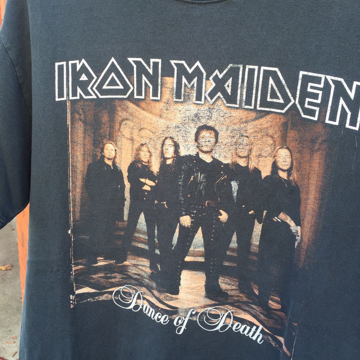 Band Tees × Iron Maiden × Vintage Vintage 04’ Iron Maiden Faded Tour T Shirt Size US L / EU 52-54 / 3 - 2 Thumbnail