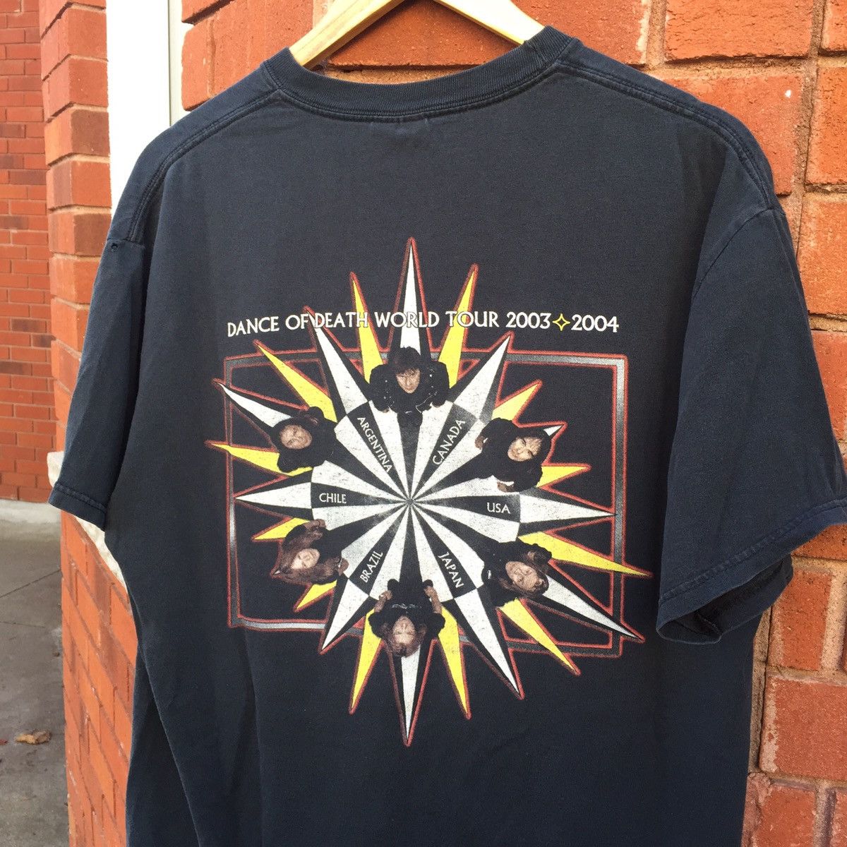 Band Tees × Iron Maiden × Vintage Vintage 04’ Iron Maiden Faded Tour T Shirt Size US L / EU 52-54 / 3 - 3 Thumbnail