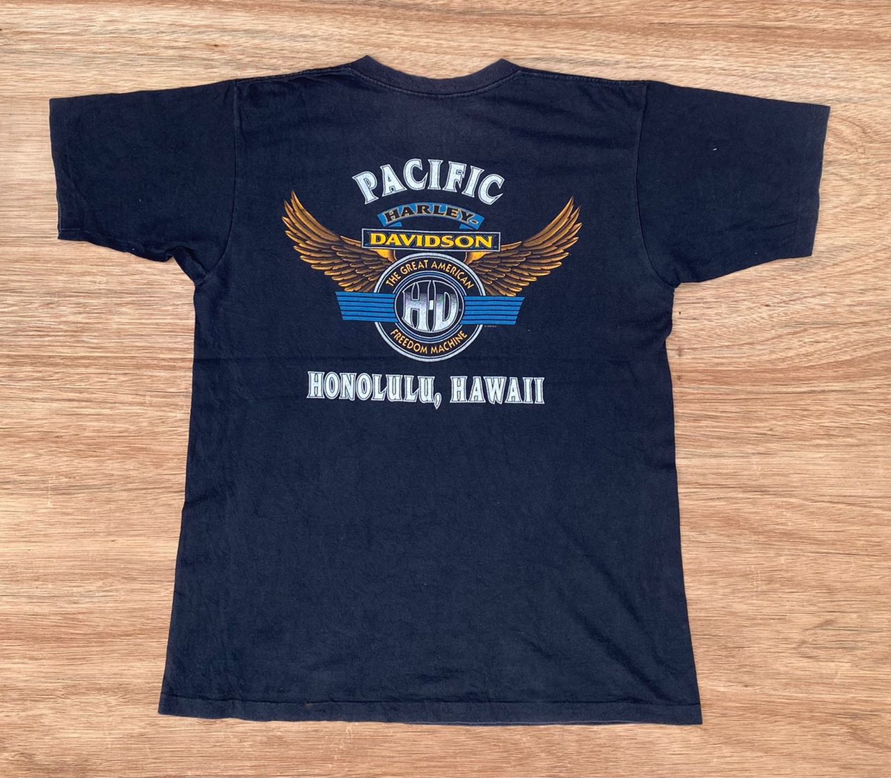Harley Davidson × Vintage vintage tee D 35 harley davidson honolulu hawaii Size US L / EU 52-54 / 3 - 1 Thumbnail