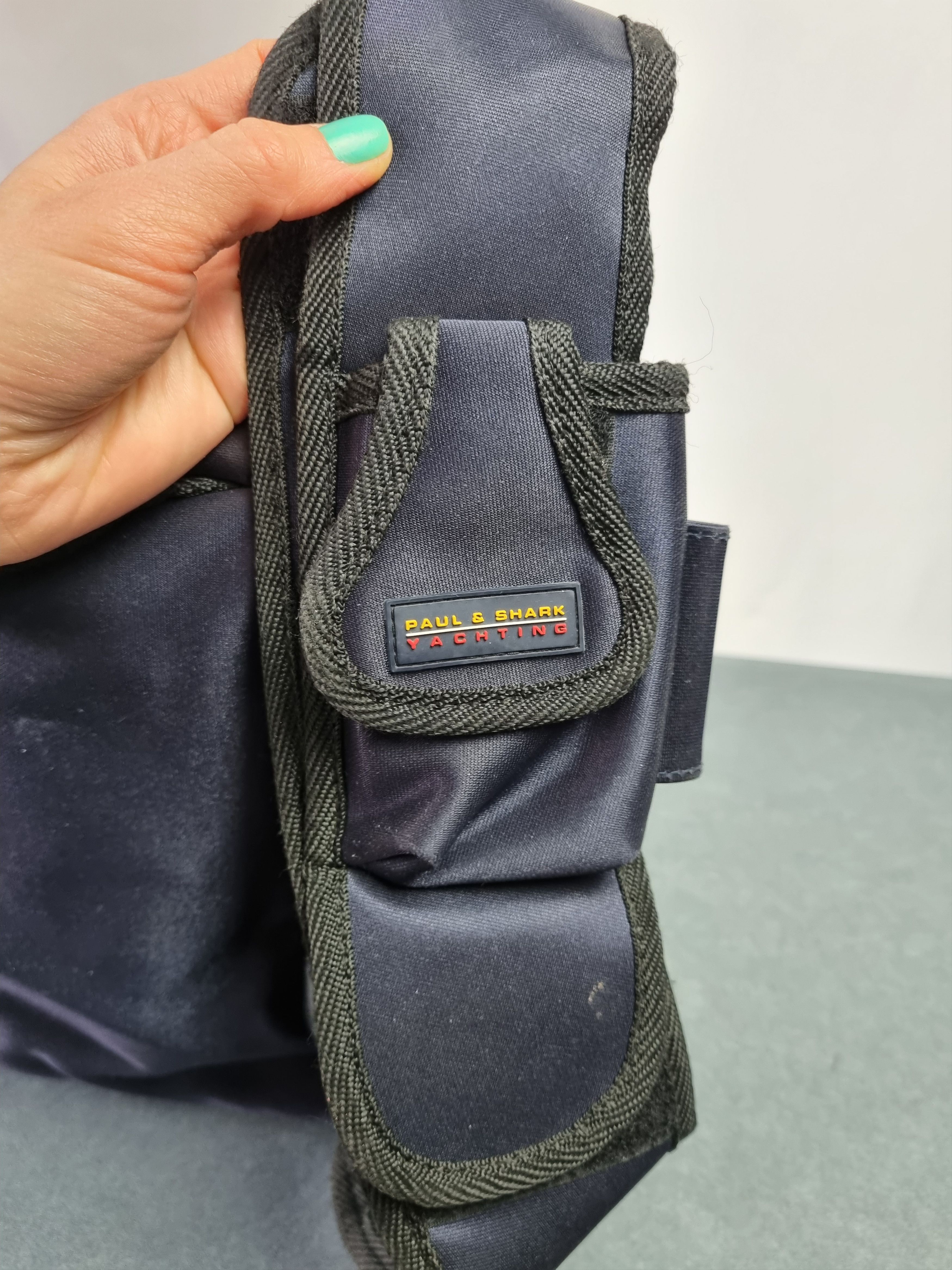 Paul & Shark × Vintage Paul & Shark Nylon Vintage Sling Utility Bag Size ONE SIZE - 12 Thumbnail