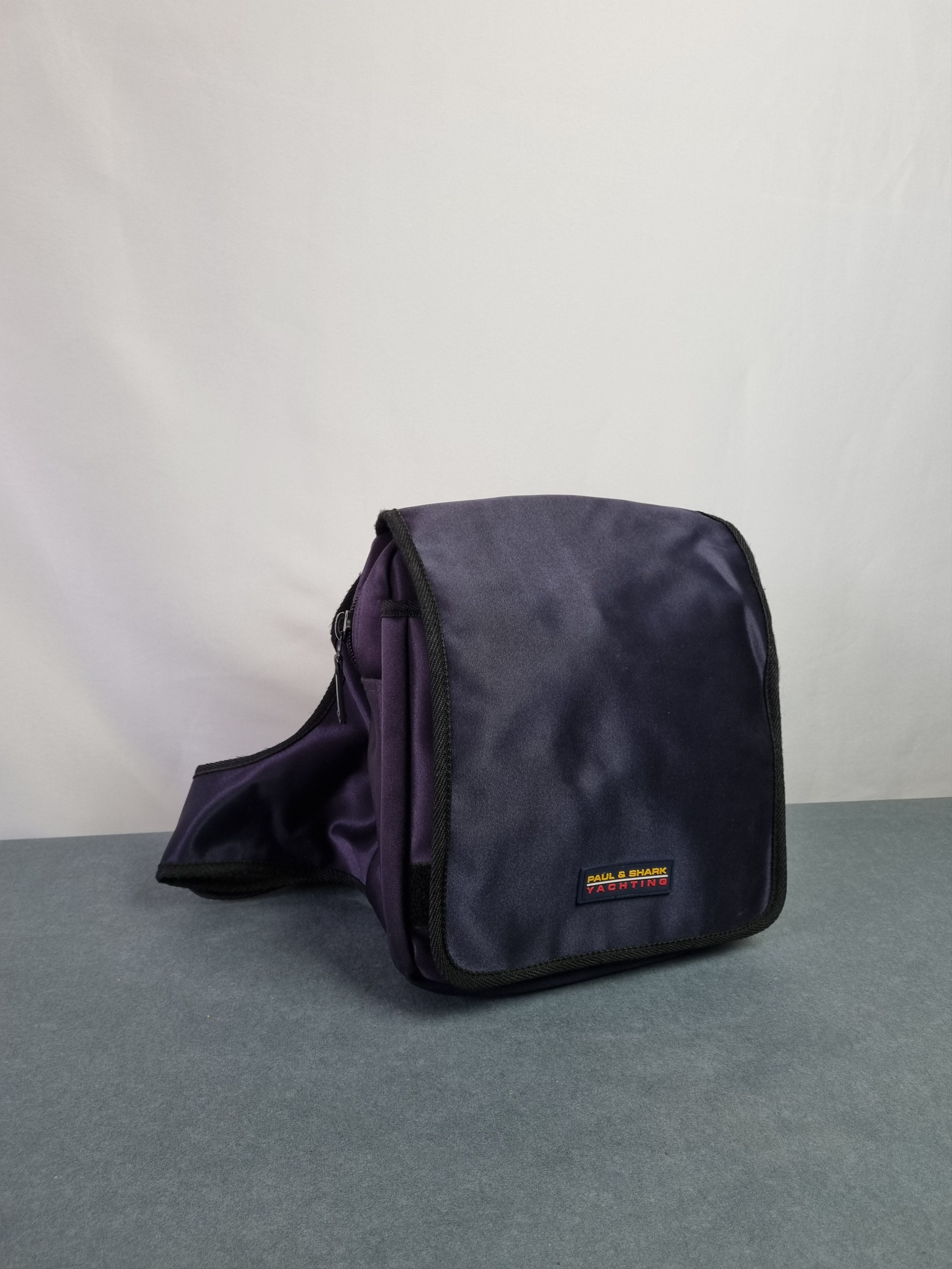 Paul Shark x Vintage Paul & Shark Nylon Vintage Sling Utility Bag in Blue, Men's
