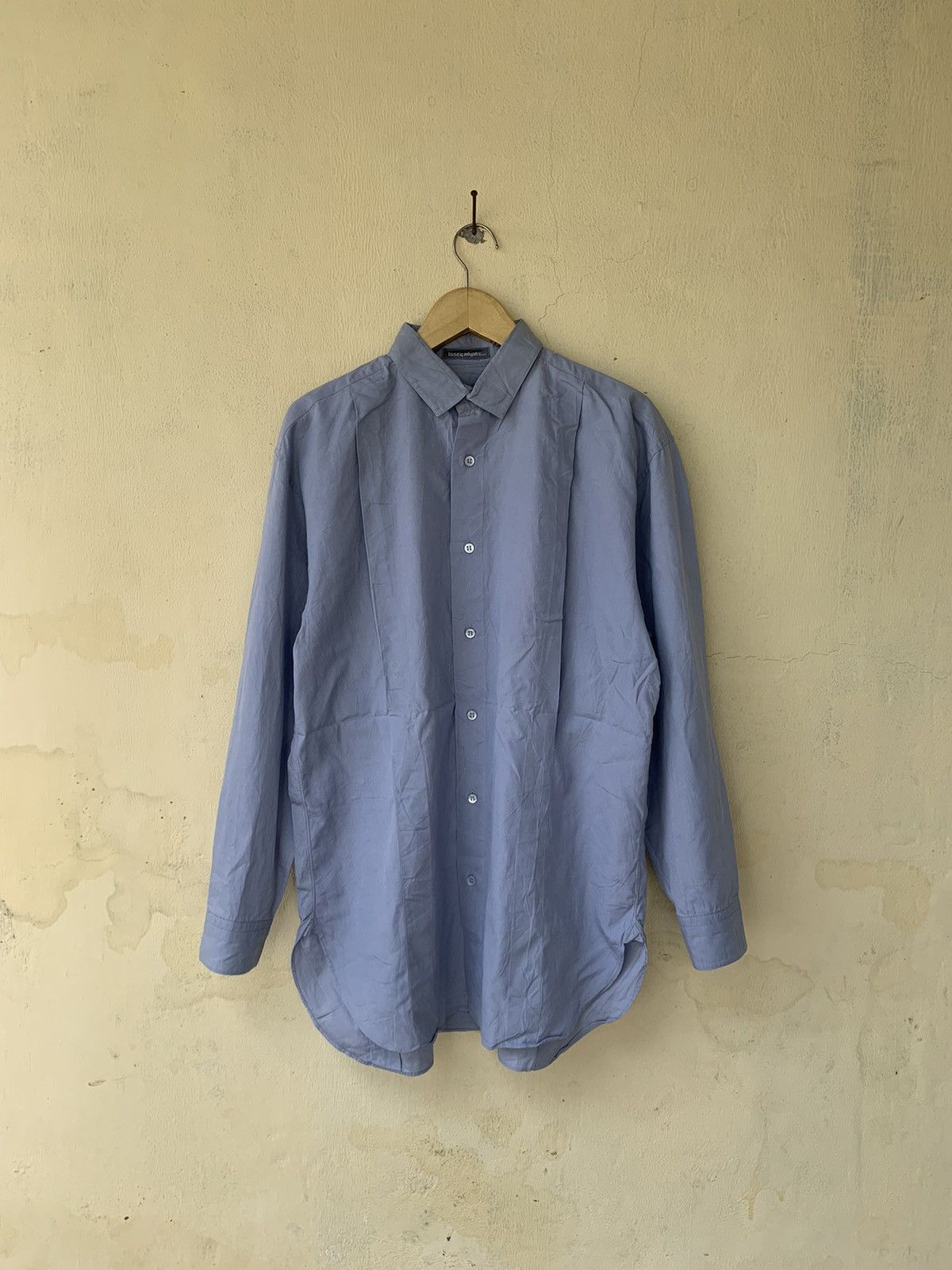 Issey Miyake Vintage 80s Issey Miyake L/S Shirt Size US L / EU 52-54 / 3 - 1 Thumbnail