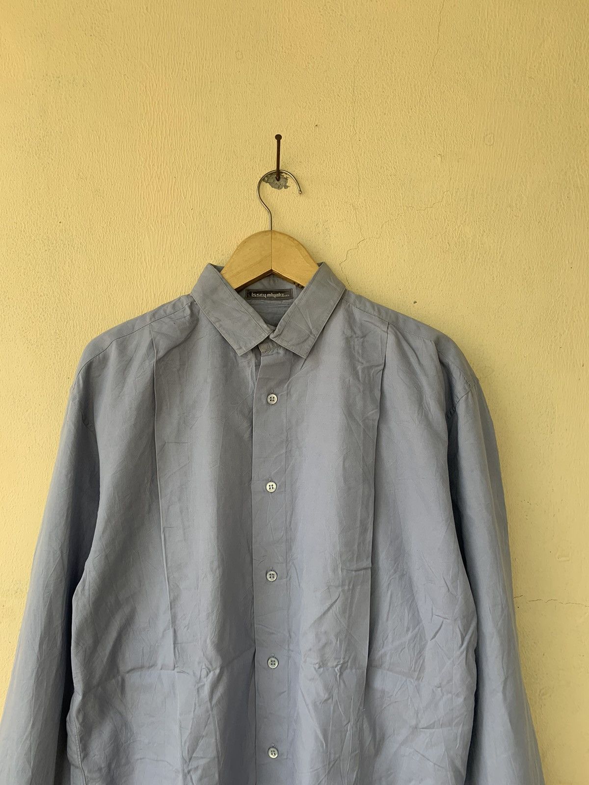 Issey Miyake Vintage 80s Issey Miyake L/S Shirt Size US L / EU 52-54 / 3 - 2 Thumbnail