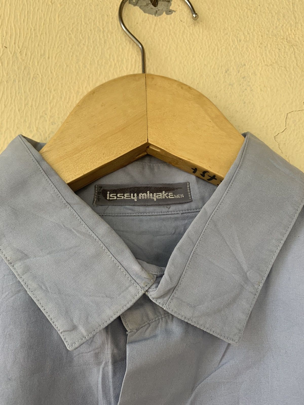 Issey Miyake Vintage 80s Issey Miyake L/S Shirt Size US L / EU 52-54 / 3 - 3 Thumbnail