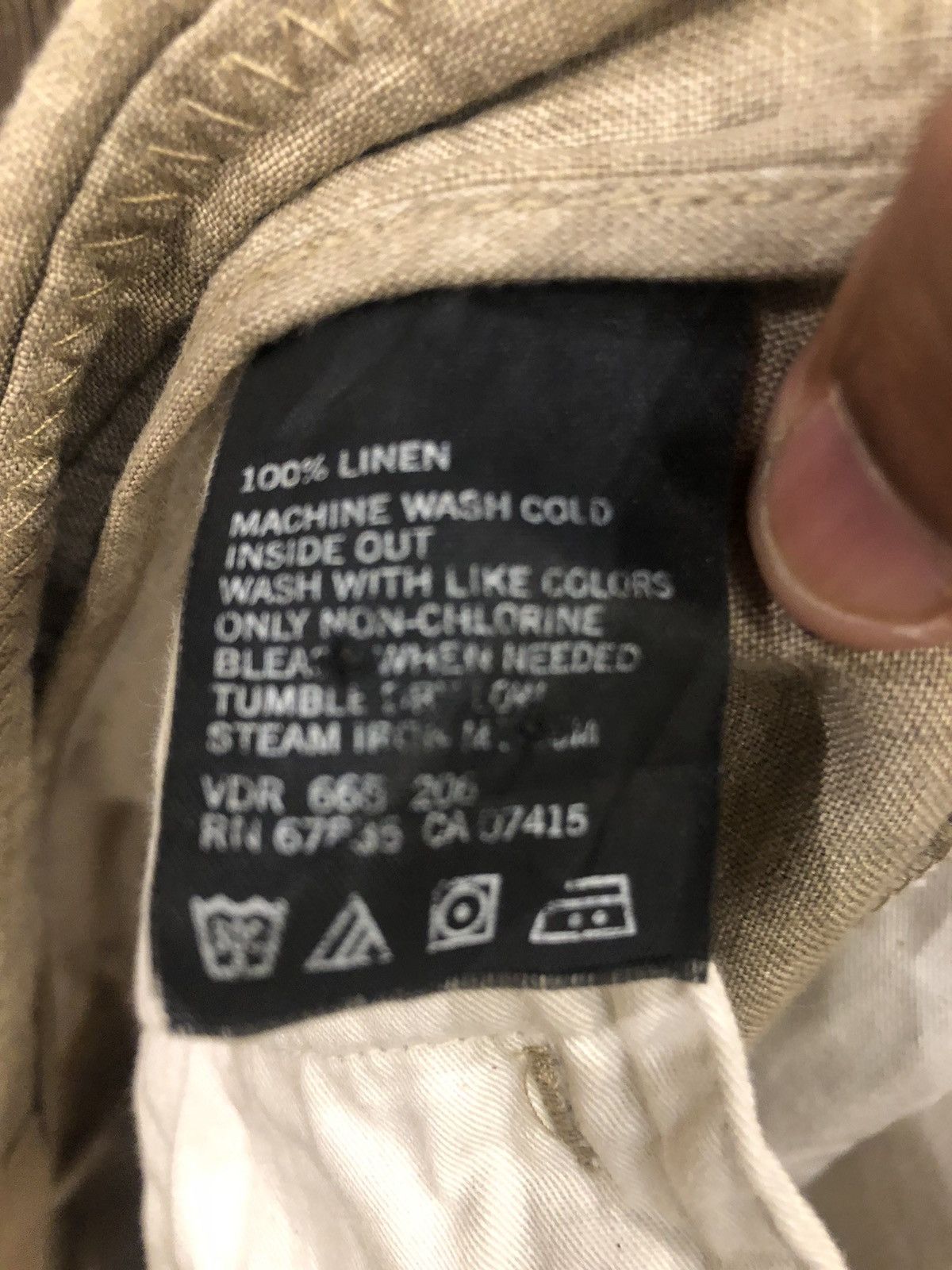 Nautica nautica rigger 100% linen Size US 37 - 10 Thumbnail
