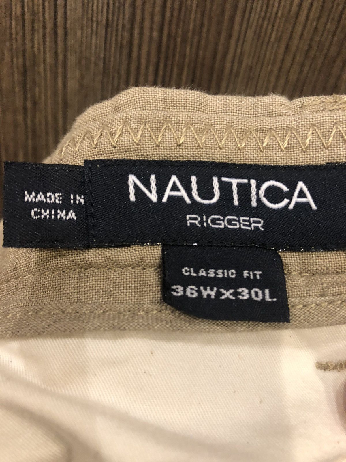 Nautica nautica rigger 100% linen Size US 37 - 9 Thumbnail