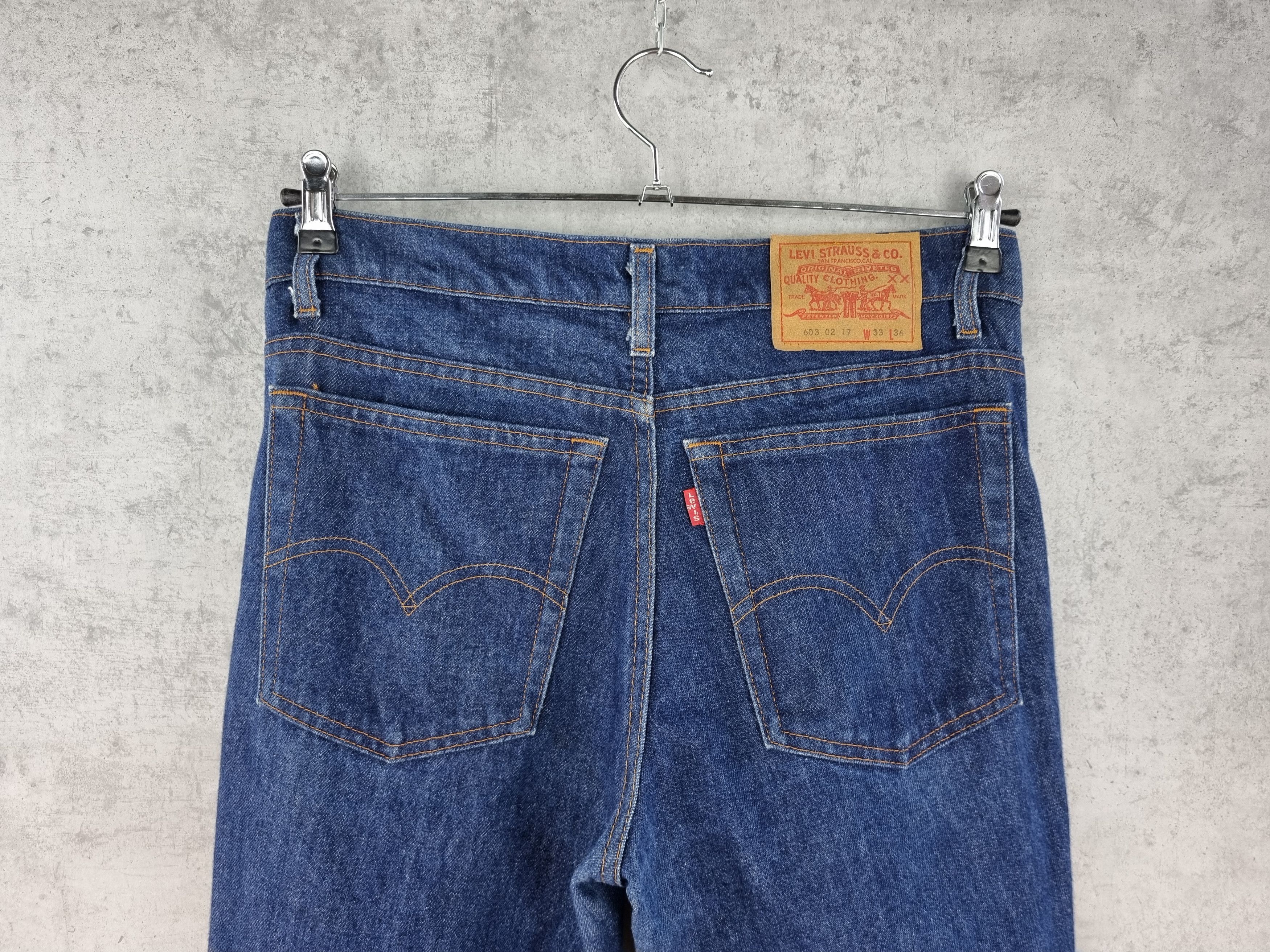 Cowboy Equipment × Levi's Rare 80s Flared Cowboy Levis 603 Denim Jeans Size US 32 / EU 48 - 3 Thumbnail