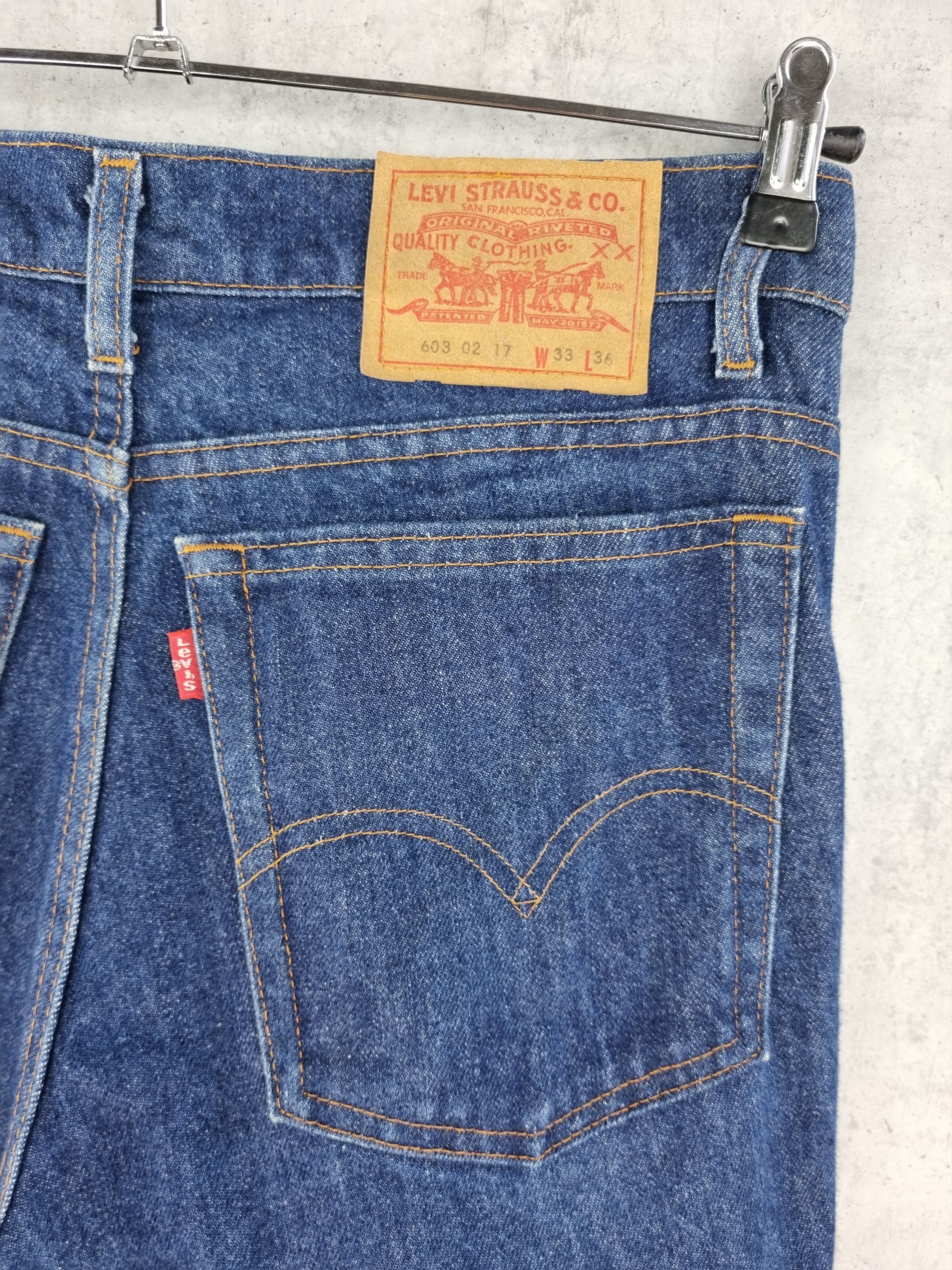 Cowboy Equipment × Levi's Rare 80s Flared Cowboy Levis 603 Denim Jeans Size US 32 / EU 48 - 5 Thumbnail