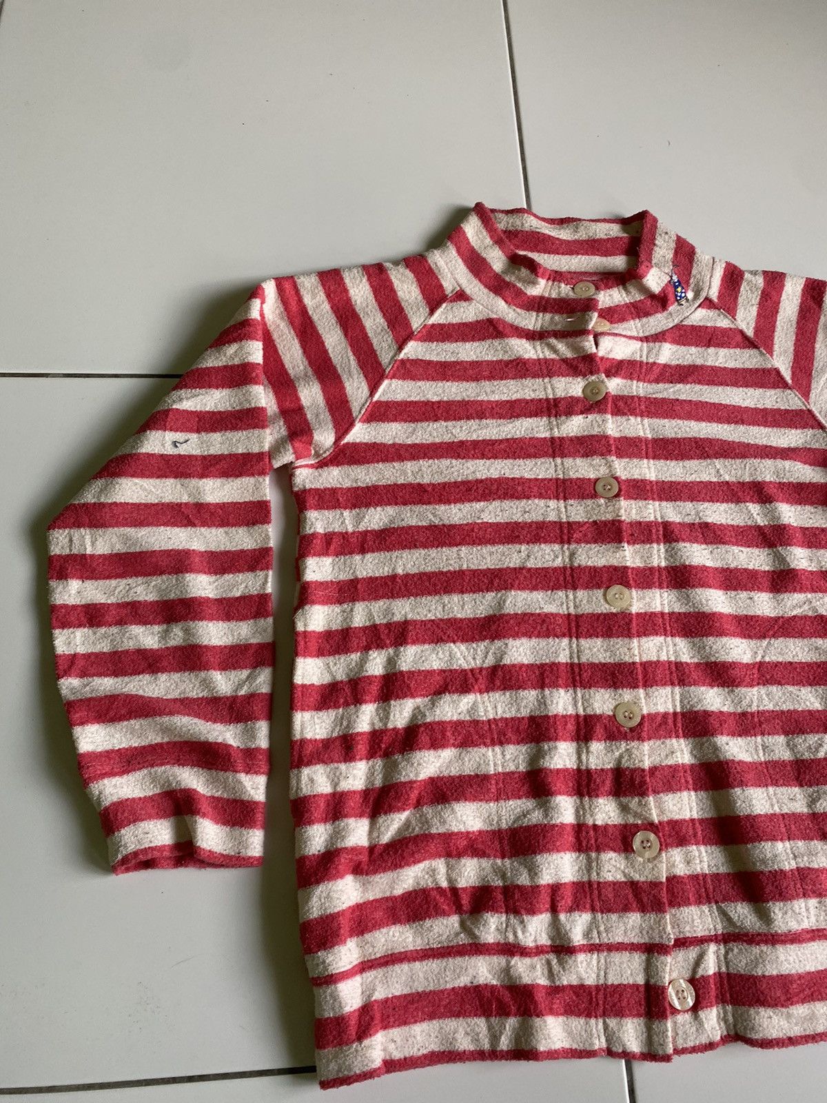 Issey Miyake × Japanese Brand Tsumori Chisato Sleep Long Sleeves Button Pink Sweater Size M / US 6-8 / IT 42-44 - 2 Thumbnail