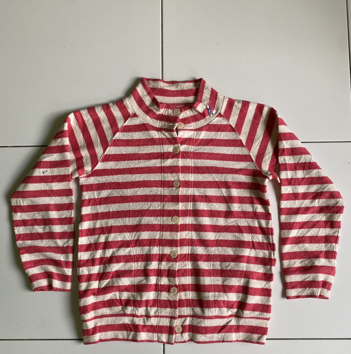Issey Miyake × Japanese Brand Tsumori Chisato Sleep Long Sleeves Button Pink Sweater Size M / US 6-8 / IT 42-44 - 1 Thumbnail