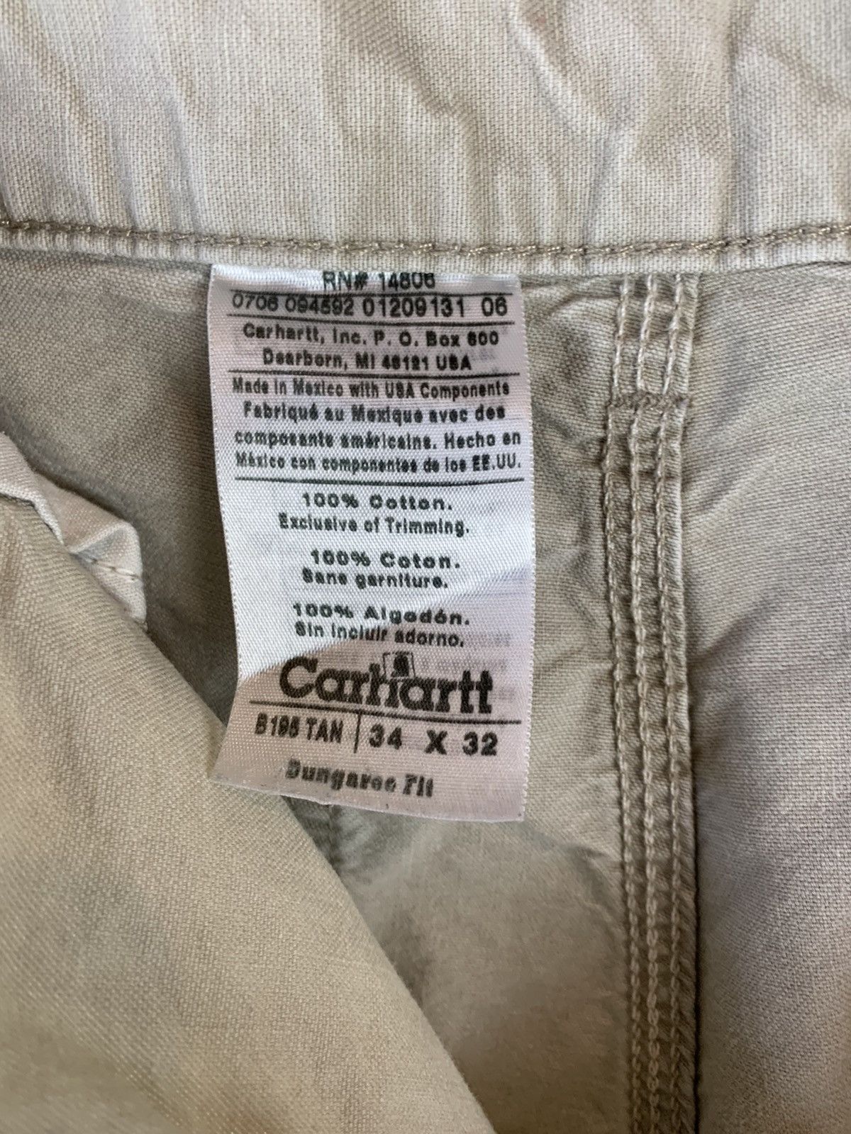 Carhartt Vintage carhartt doubleknee pants Size US 34 / EU 50 - 4 Thumbnail